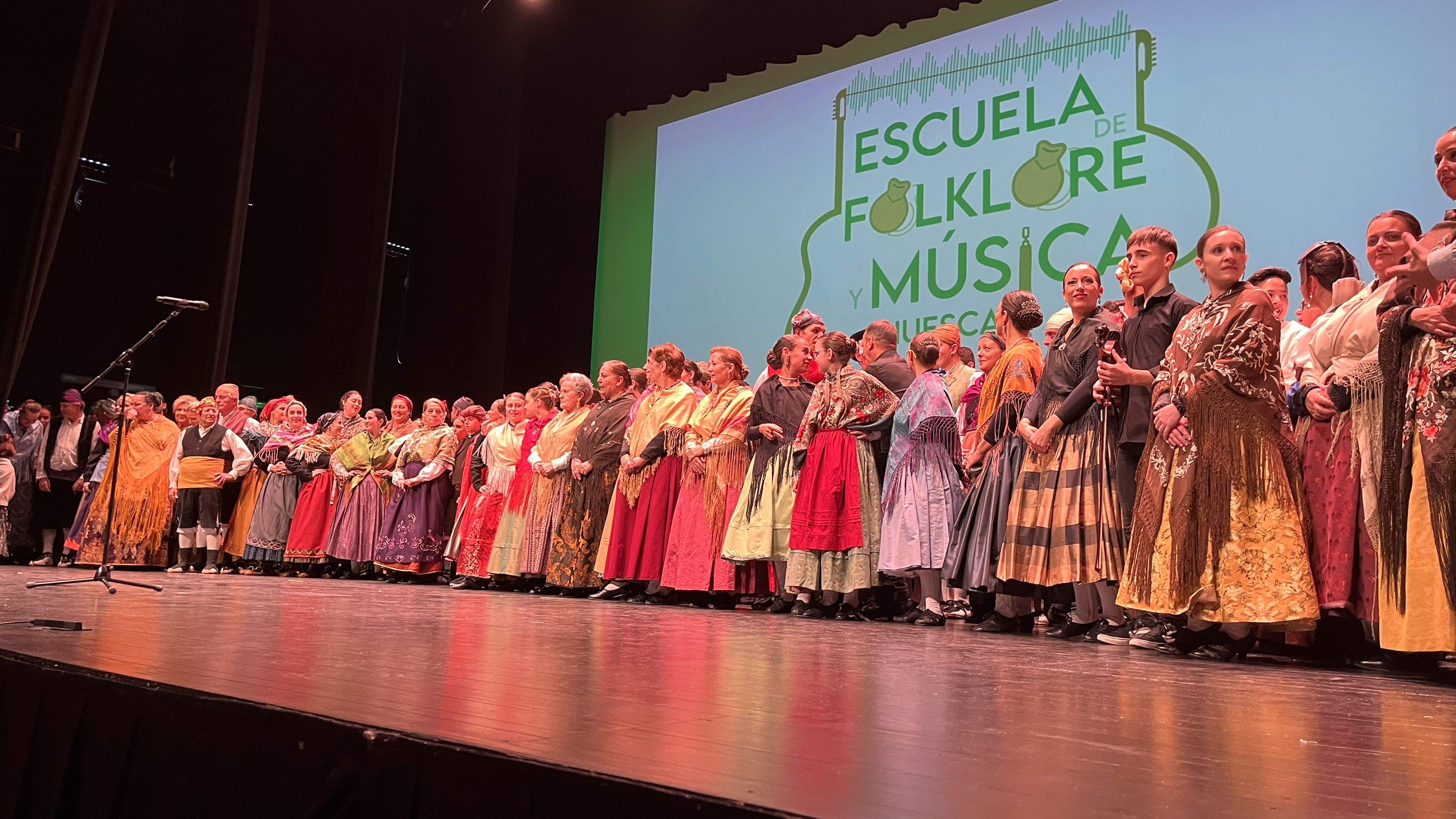 Gala de la Escuela de Folklore y Música de Huesca