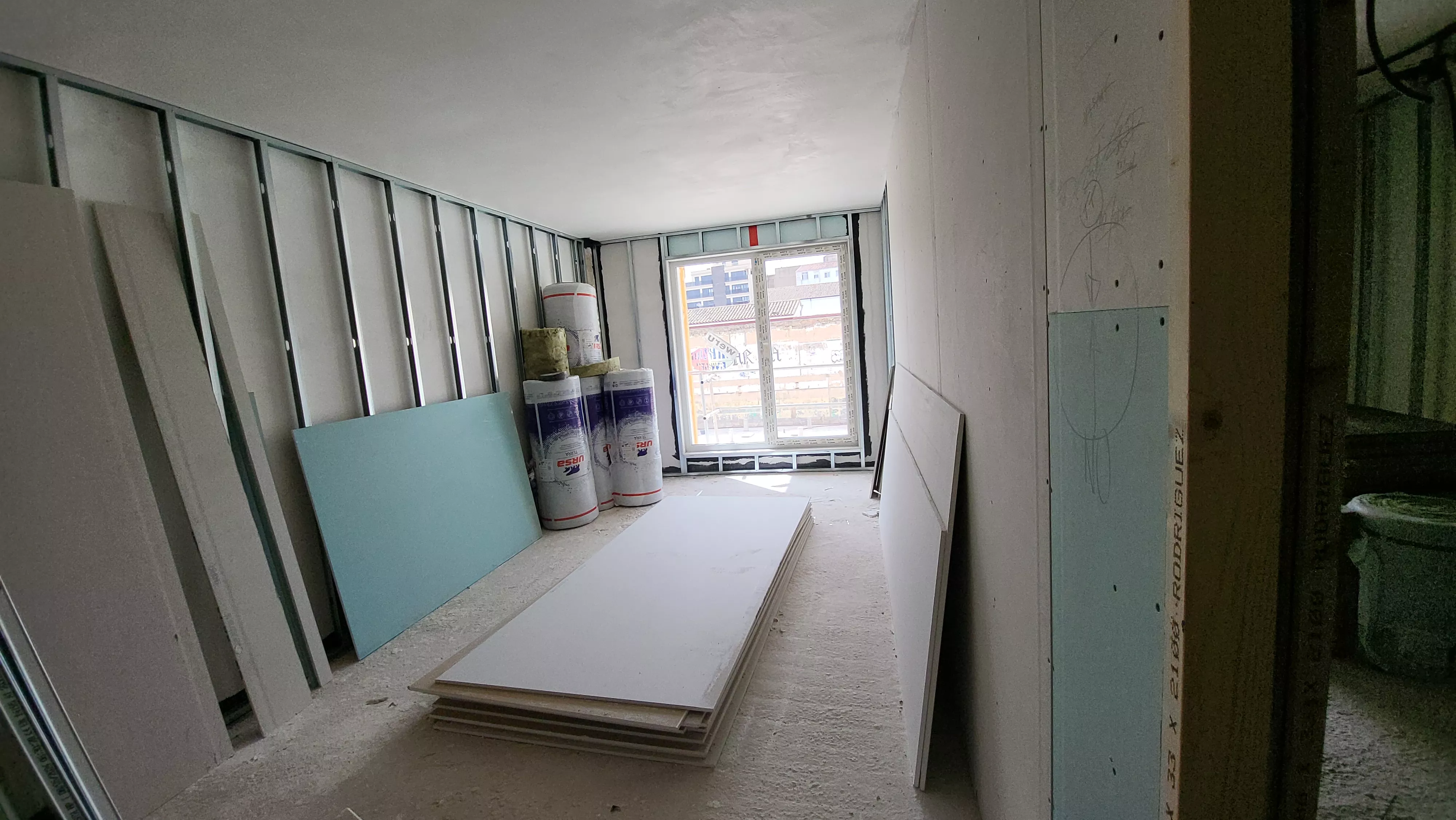 Visita a las obras de construcción de vivienda de protección en La Merced. Foto Mercedes Manterola