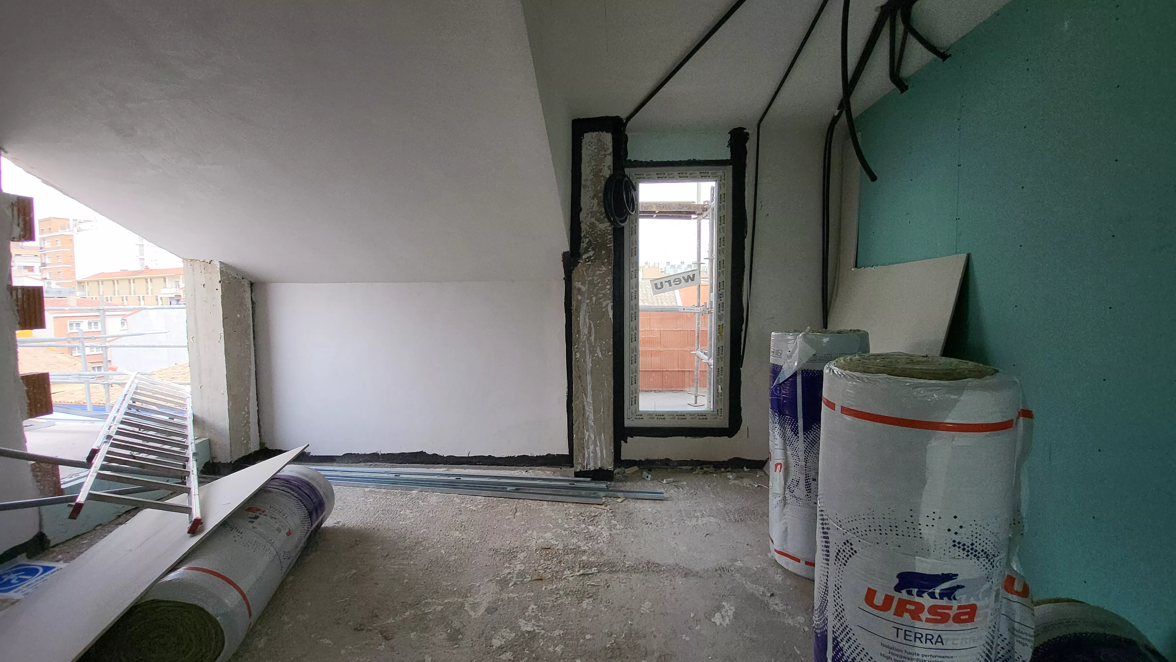 Visita a las obras de construcción de vivienda de protección en La Merced. Foto Mercedes Manterola