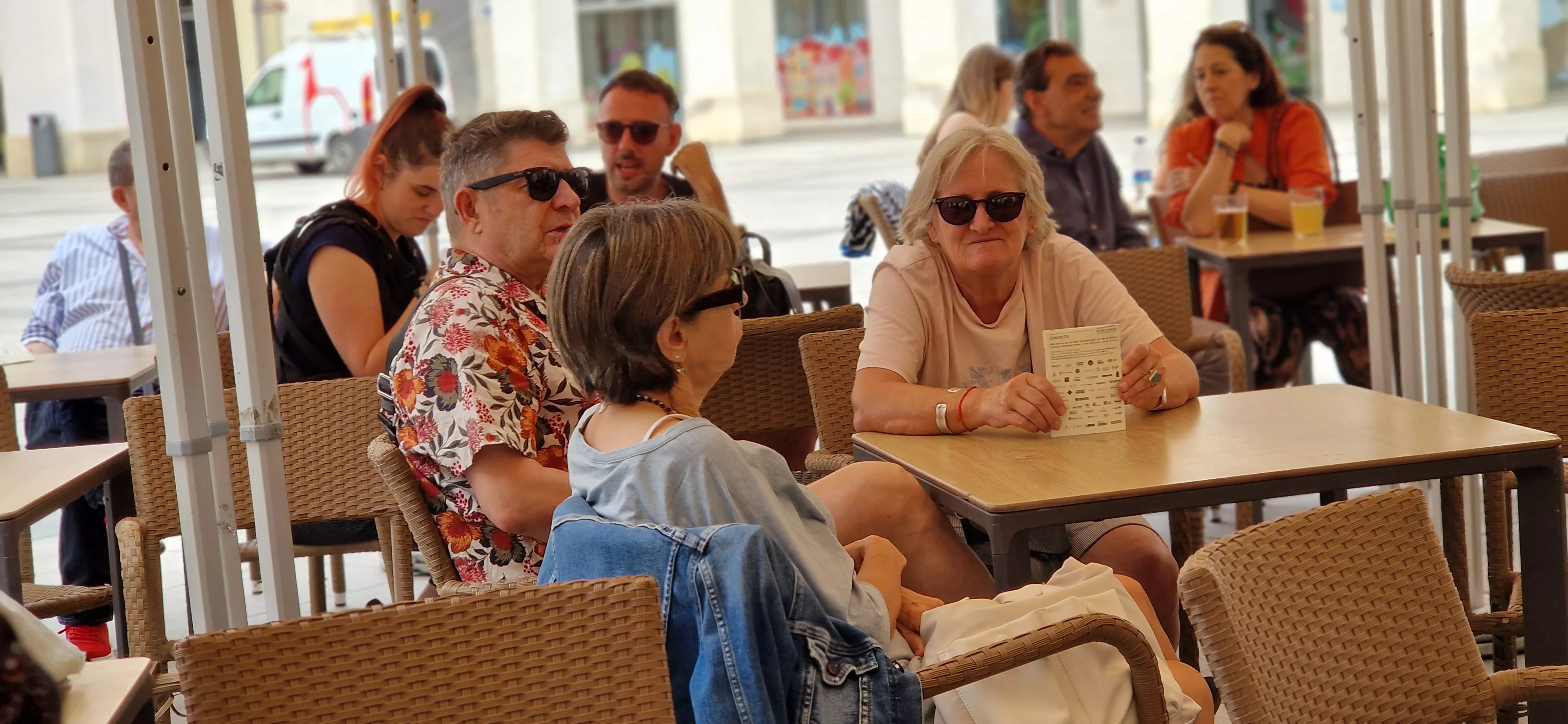 Vermú con... Elena Cid en el Festival de Cine de Huesca. Foto Myriam Martínez 