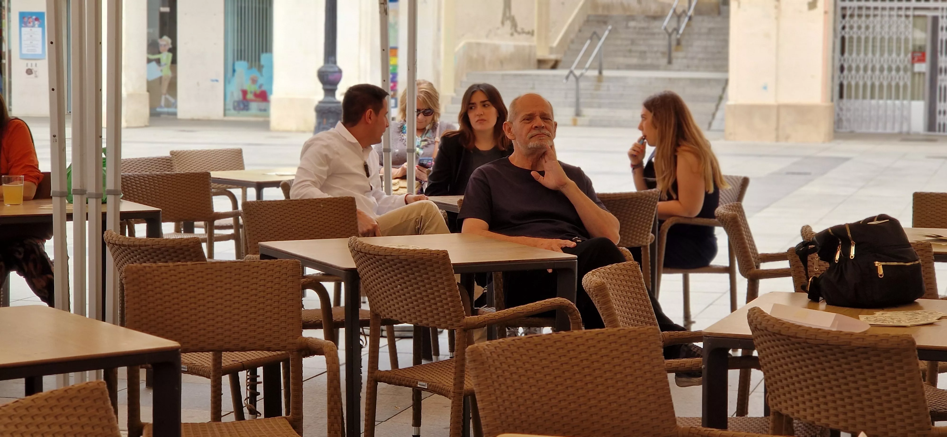 Vermú con... Elena Cid en el Festival de Cine de Huesca. Foto Myriam Martínez 