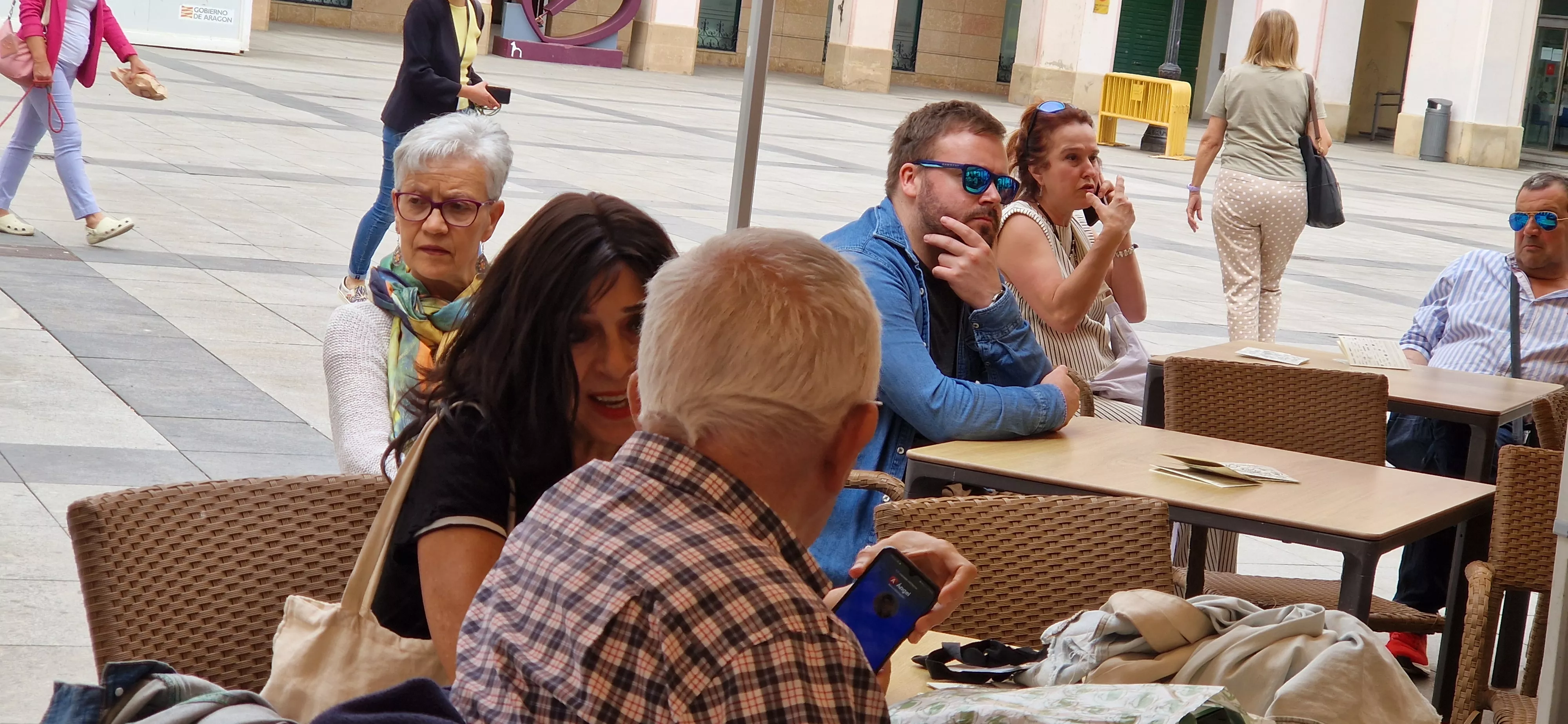 Vermú con... Elena Cid en el Festival de Cine de Huesca. Foto Myriam Martínez 