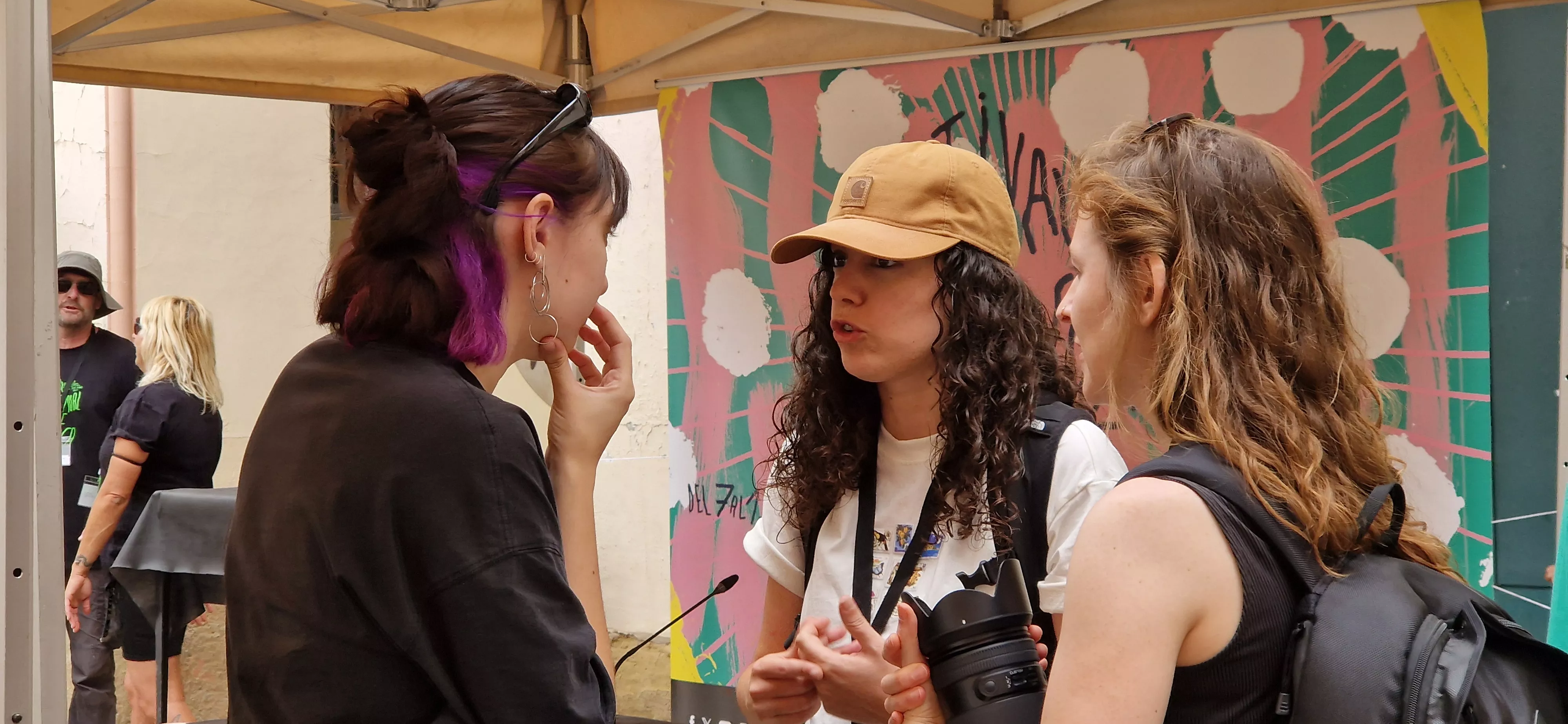 Vermú con... Elena Cid en el Festival de Cine de Huesca. Foto Myriam Martínez 