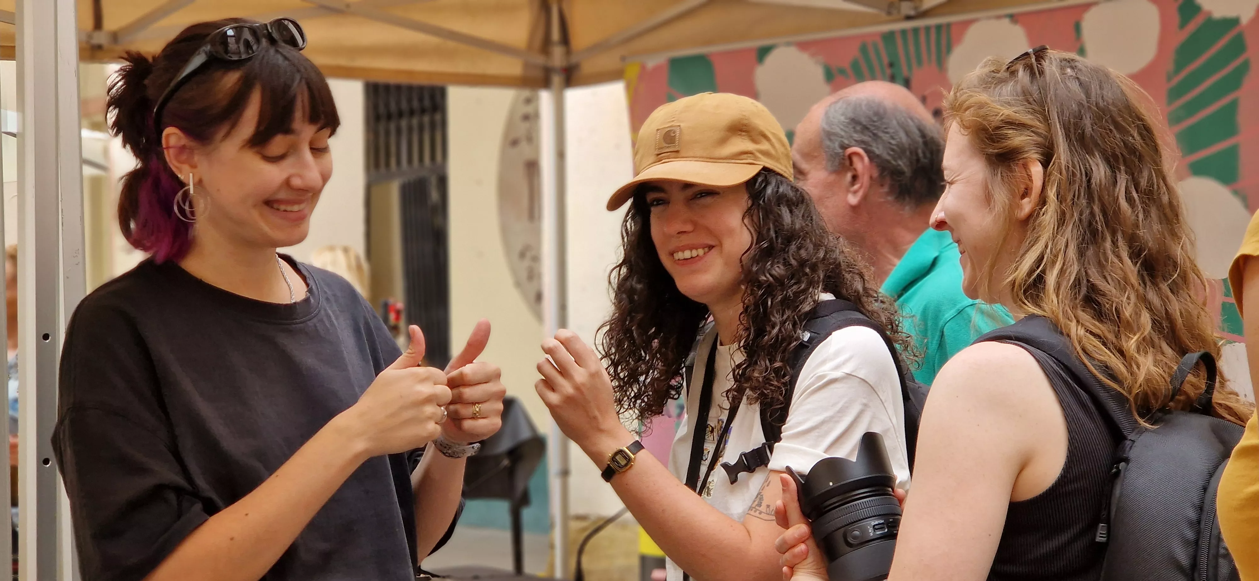 Vermú con... Elena Cid en el Festival de Cine de Huesca. Foto Myriam Martínez 