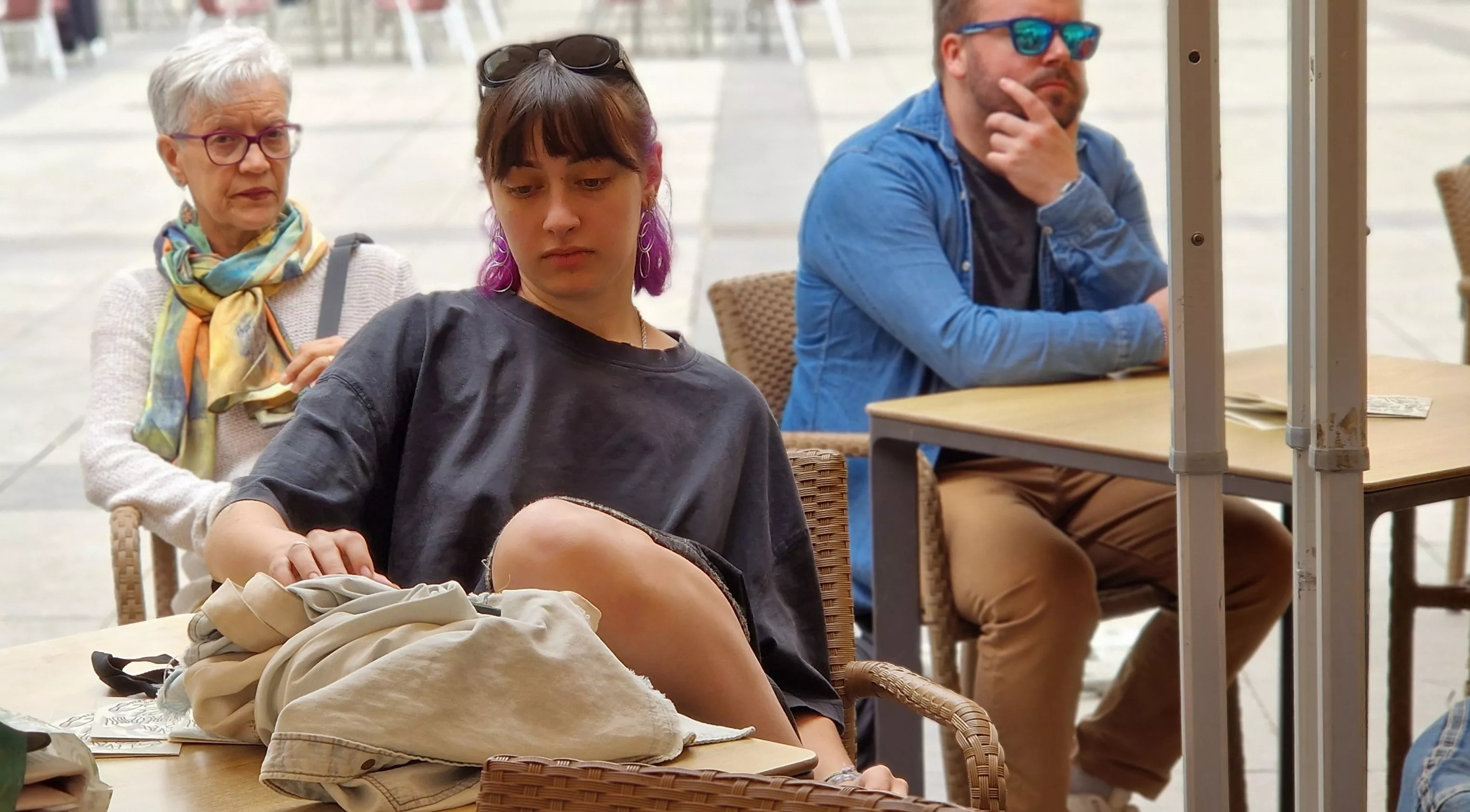 Vermú con... Elena Cid en el Festival de Cine de Huesca. Foto Myriam Martínez 