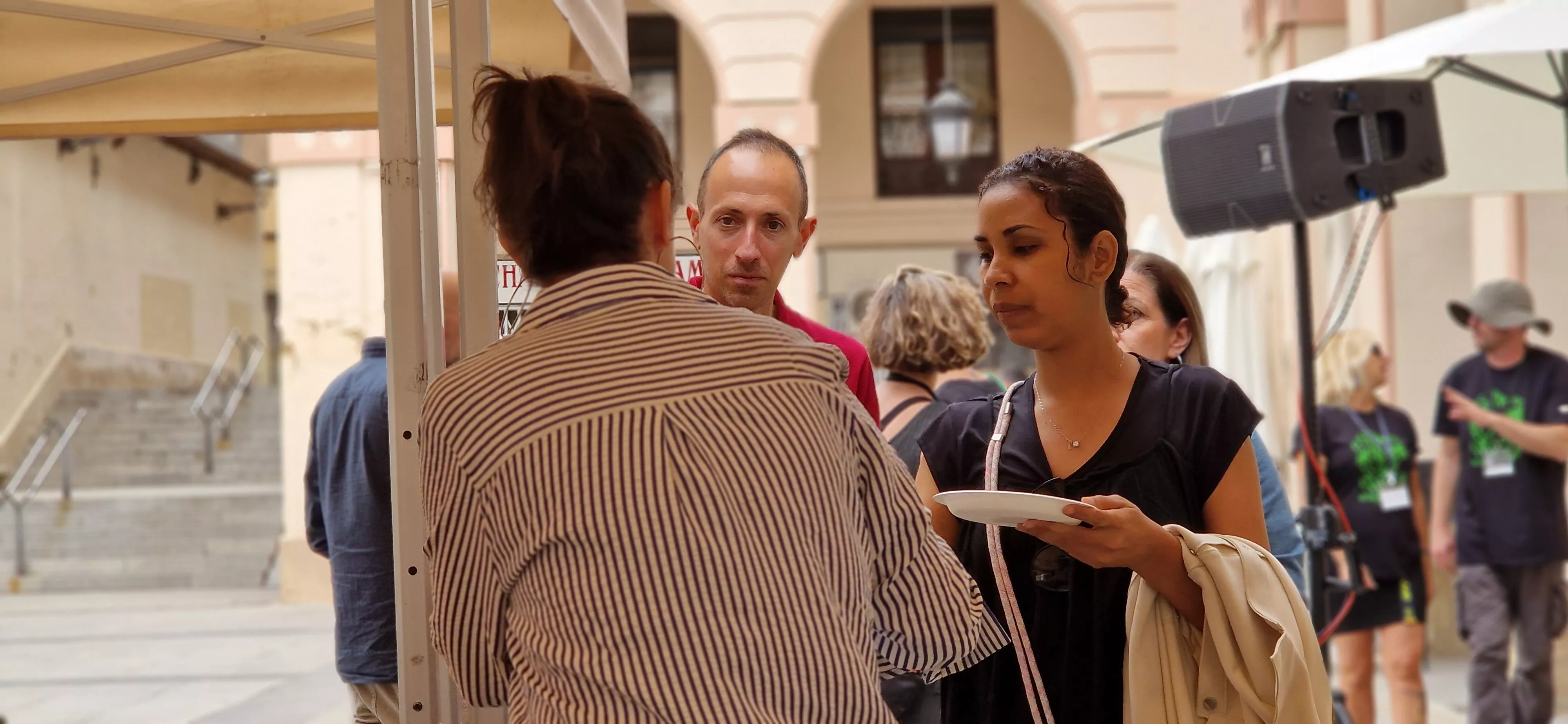 Vermú con... Elena Cid en el Festival de Cine de Huesca. Foto Myriam Martínez 