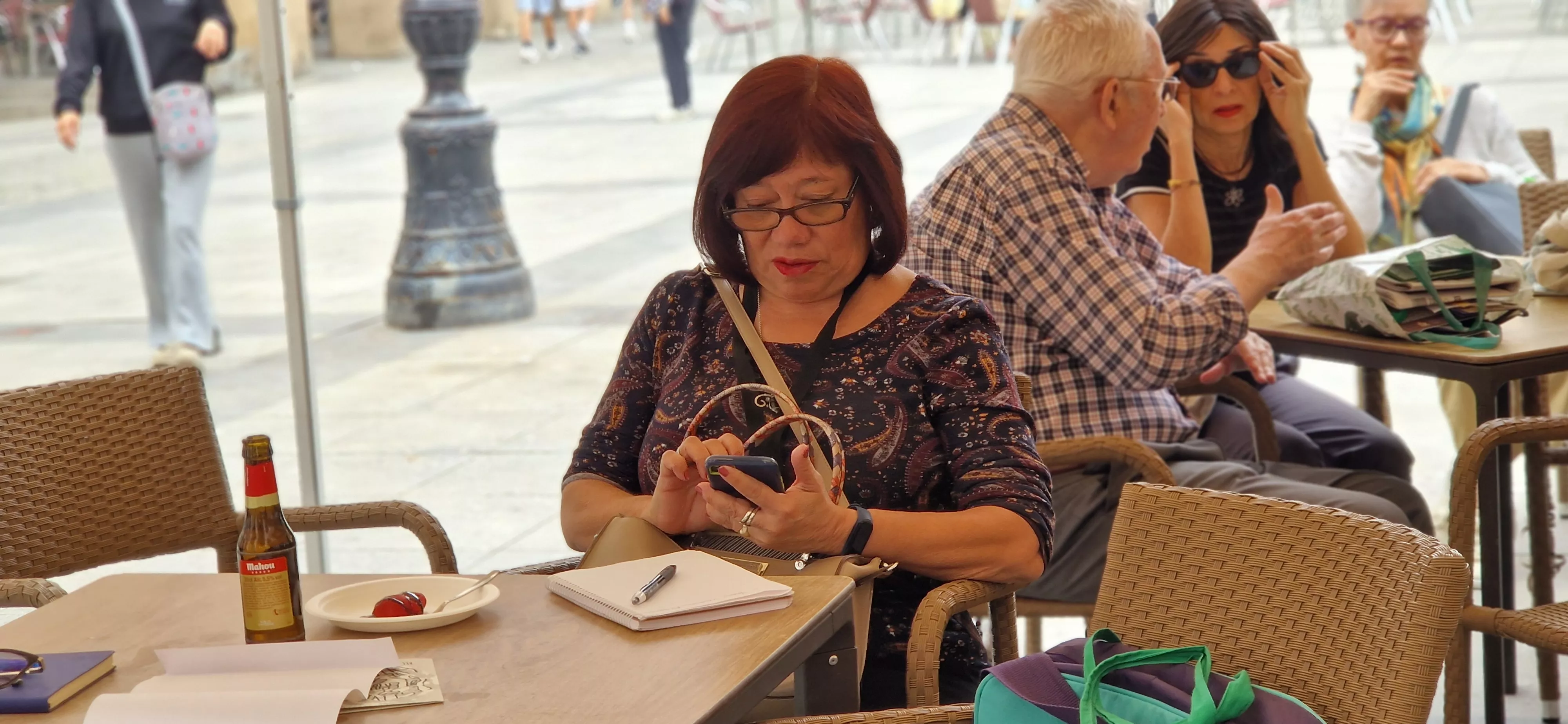 Vermú con... Elena Cid en el Festival de Cine de Huesca. Foto Myriam Martínez 