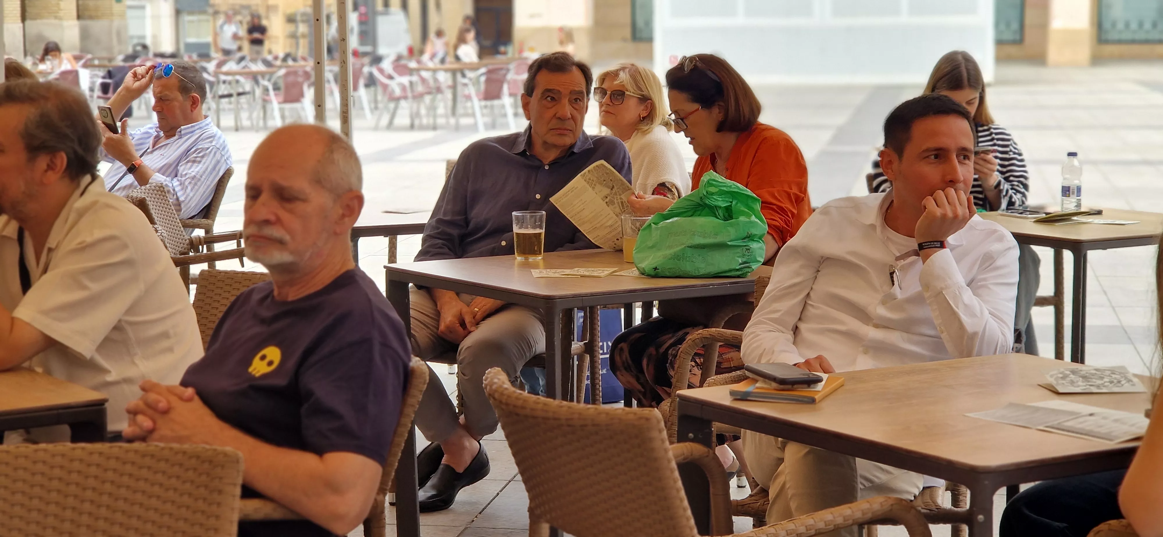Vermú con... Elena Cid en el Festival de Cine de Huesca. Foto Myriam Martínez 