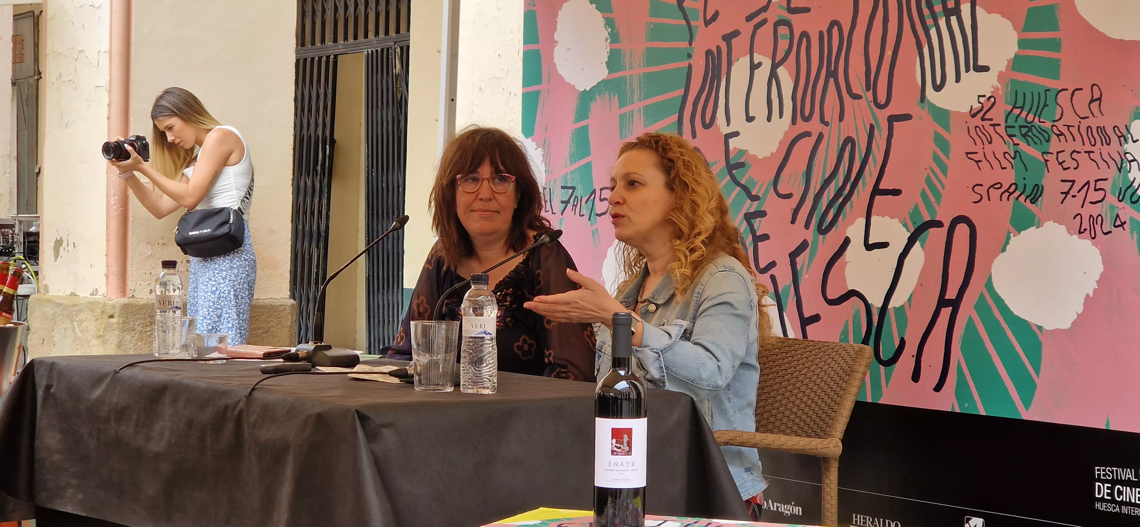 Vermú con... Elena Cid en el Festival de Cine de Huesca. Foto Myriam Martínez 