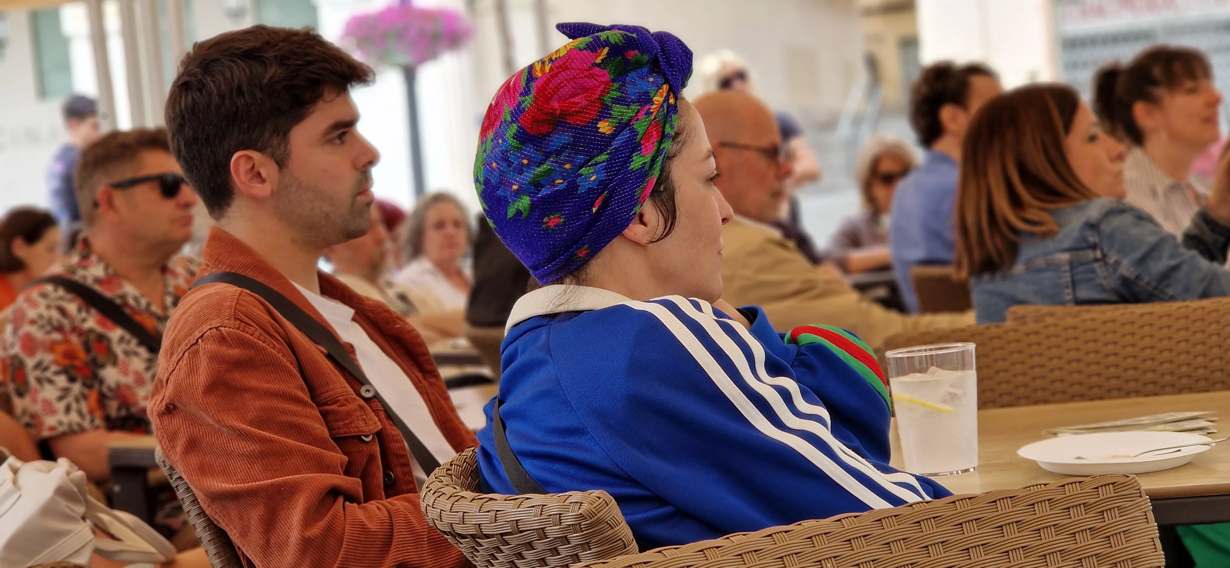 Vermú con... Elena Cid en el Festival de Cine de Huesca. Foto Myriam Martínez 