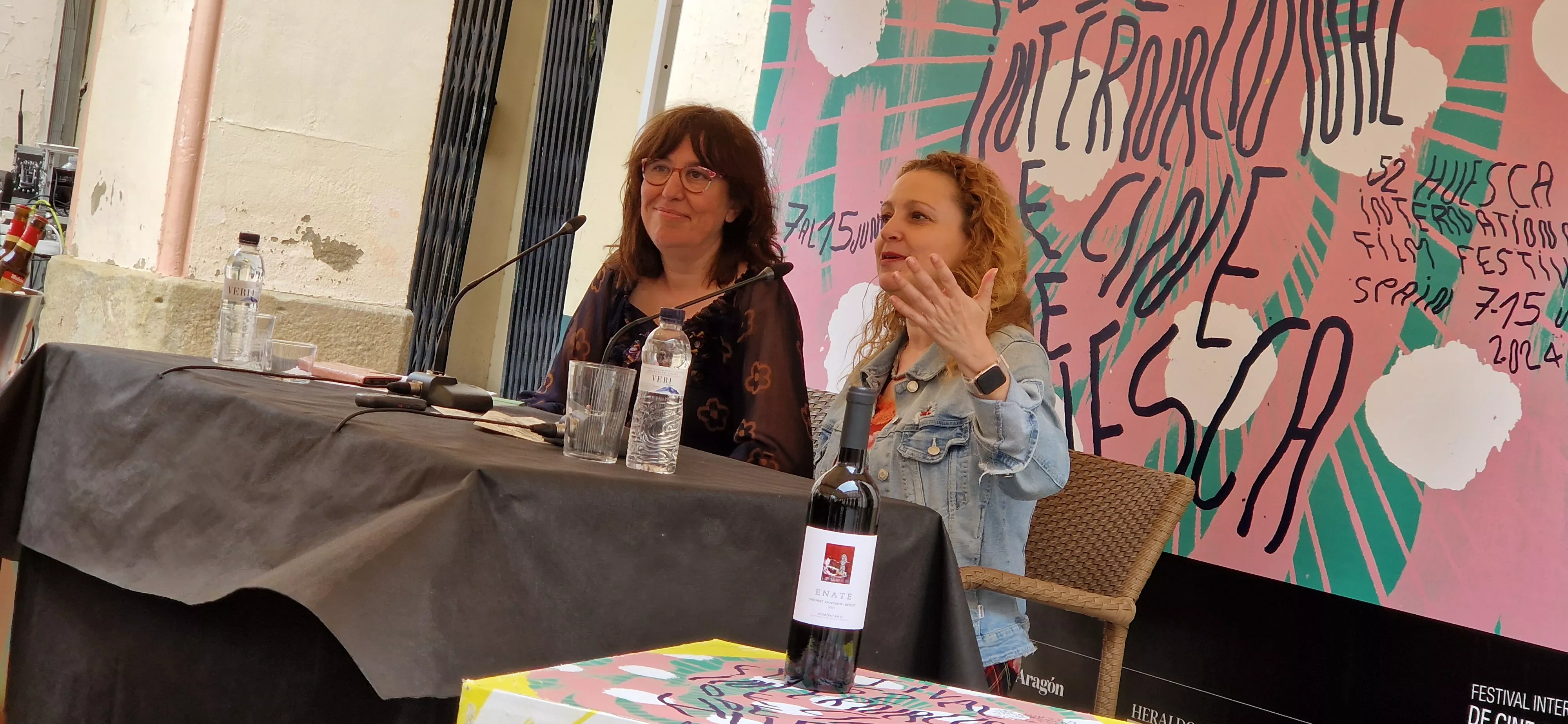 Vermú con... Elena Cid en el Festival de Cine de Huesca. Foto Myriam Martínez 