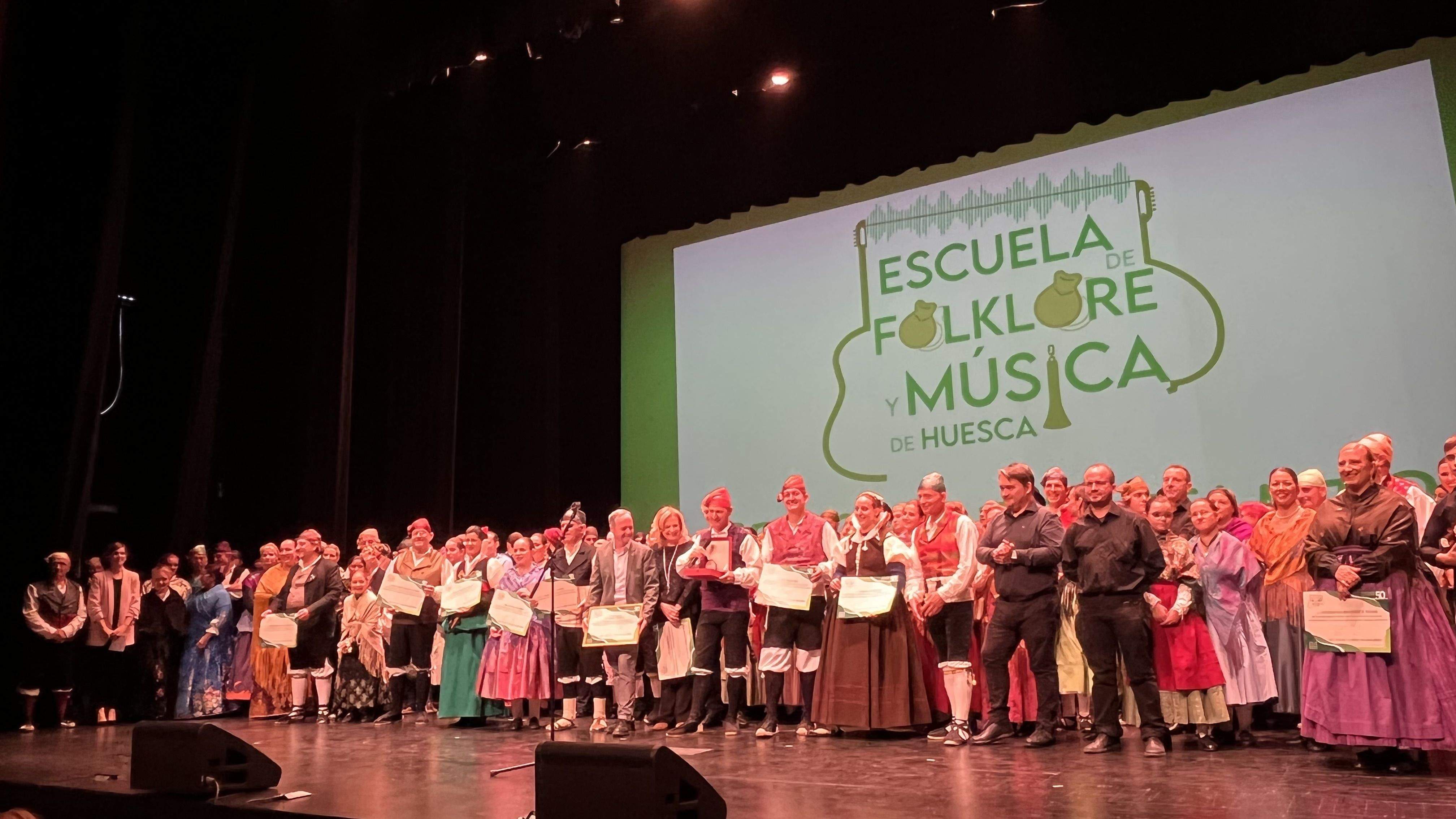 Gala de la Escuela de Folklore y Música de Huesca