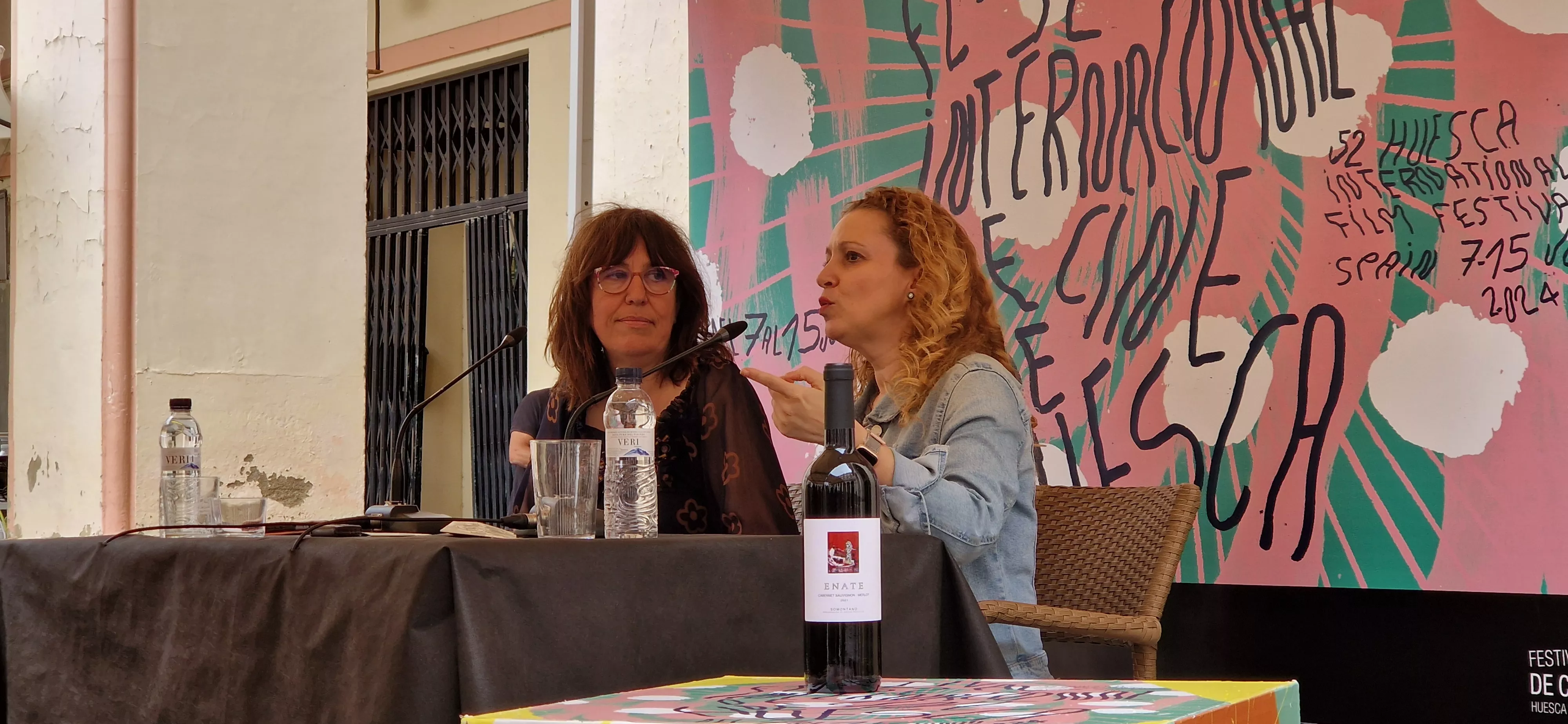 Vermú con... Elena Cid en el Festival de Cine de Huesca. Foto Myriam Martínez 