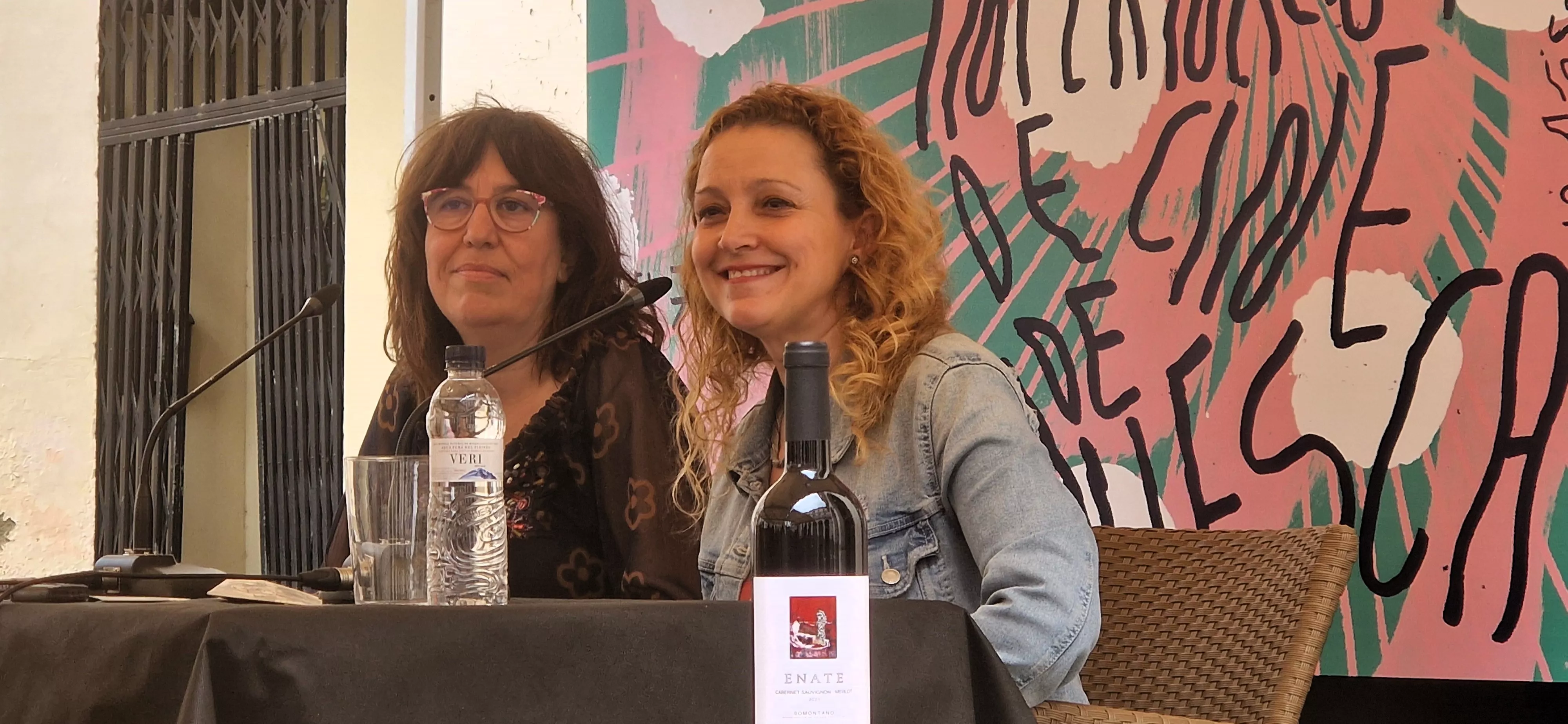 Vermú con... Elena Cid en el Festival de Cine de Huesca. Foto Myriam Martínez 