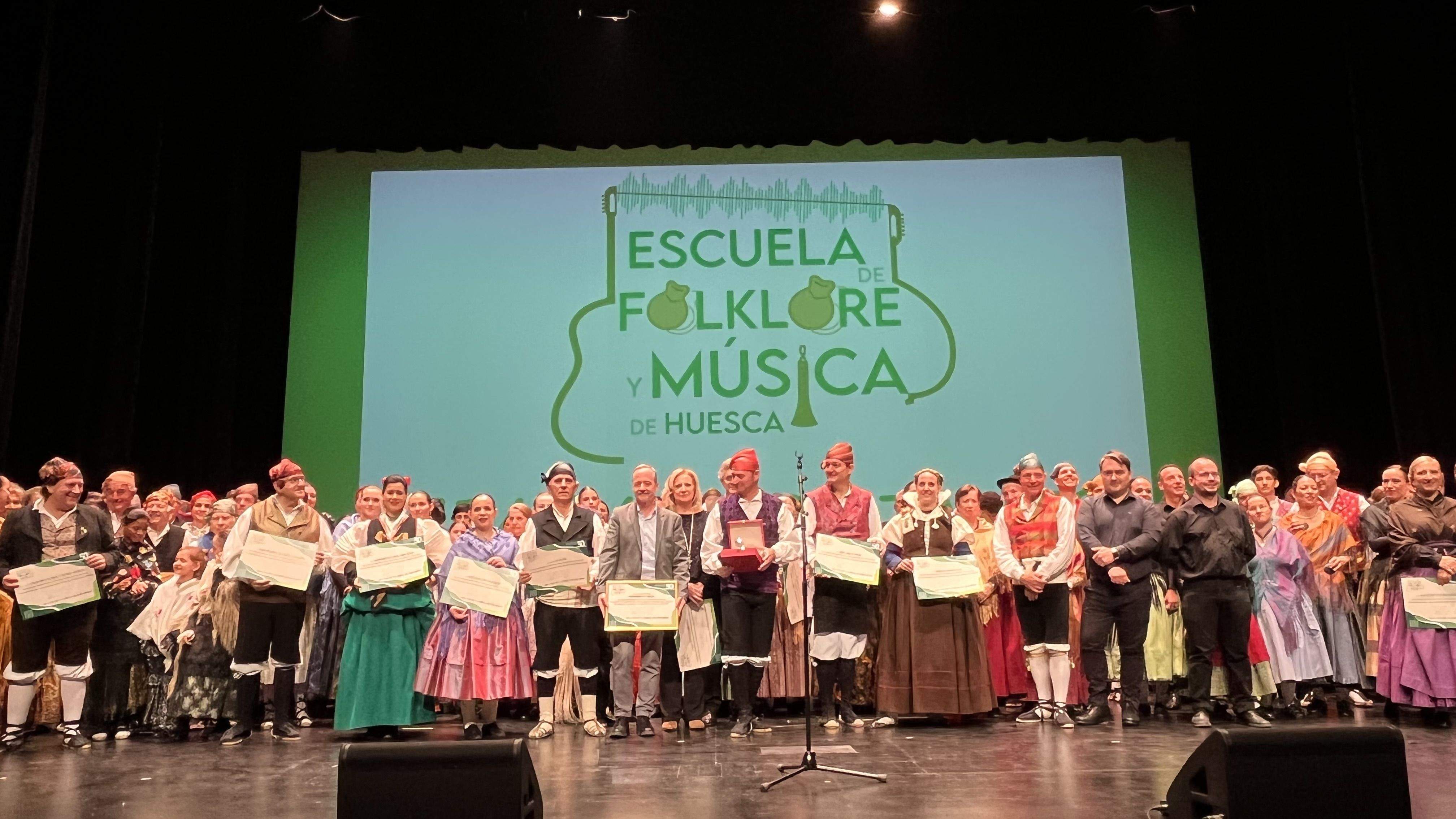 Gala de la Escuela de Folklore y Música de Huesca
