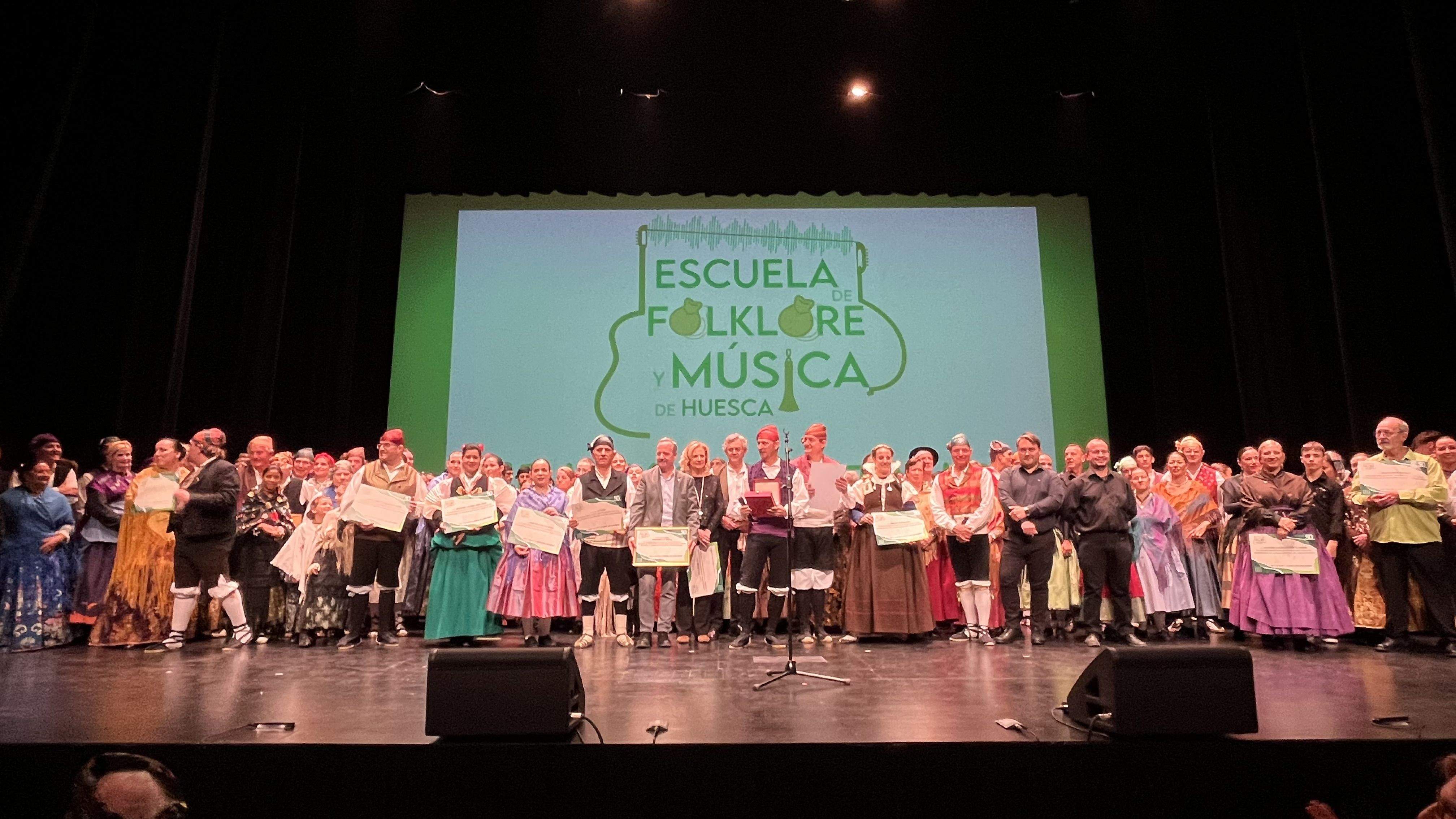 Gala de la Escuela de Folklore y Música de Huesca