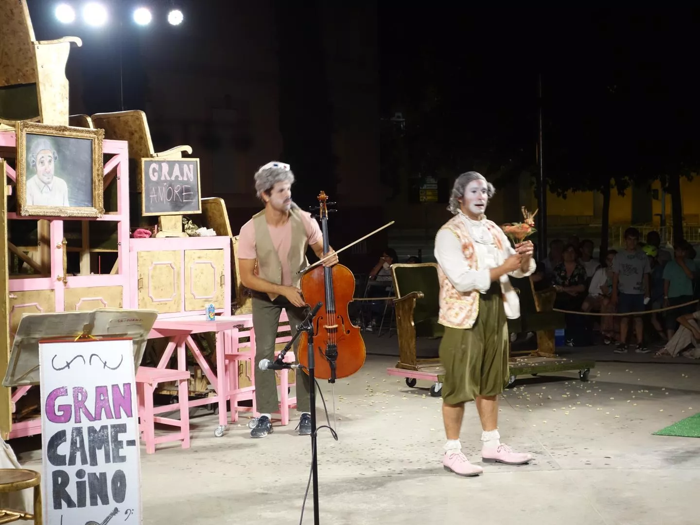 Uno de los espectáculos del Moba, celebrado en Monzón.