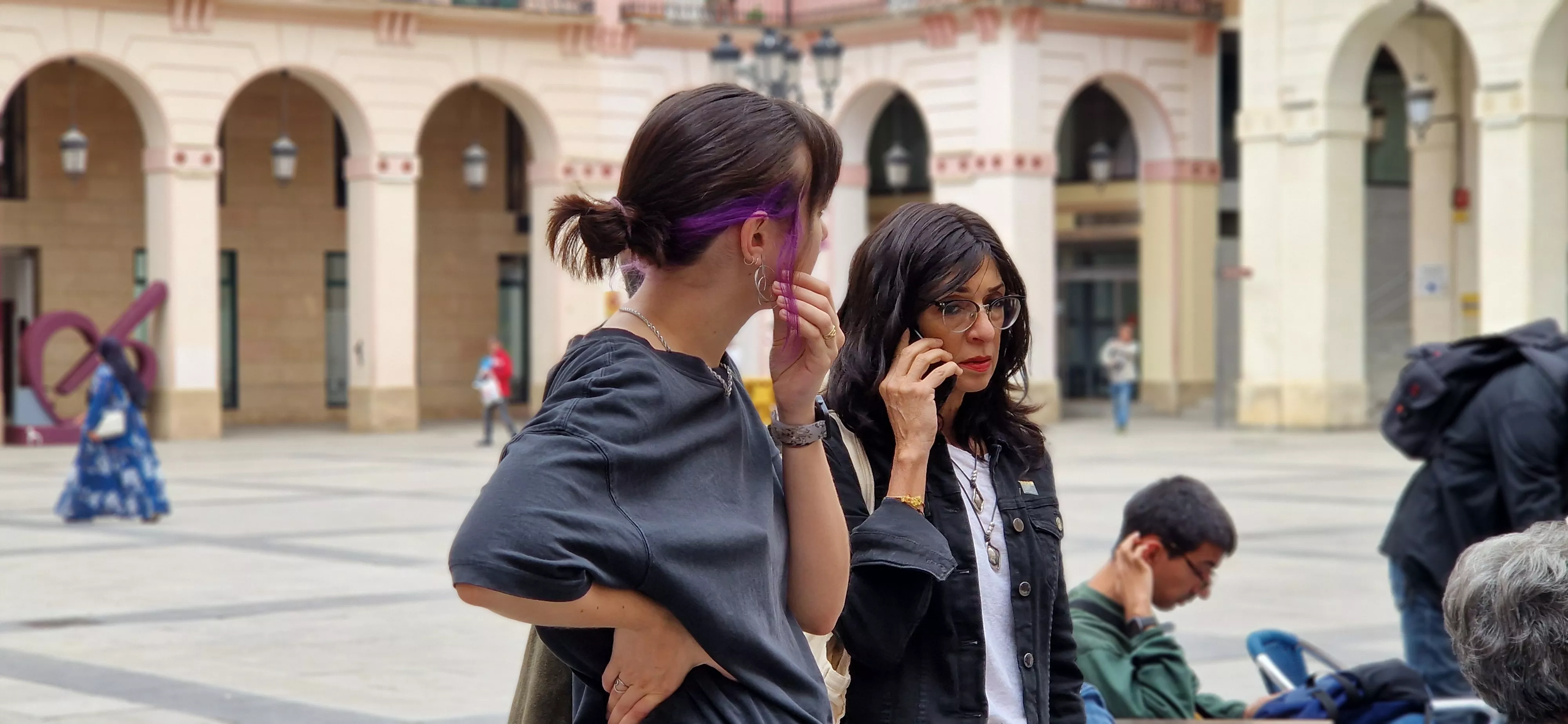  Victoria Abril, en el vermú con... del Festival de Cine de Huesca. Foto Myriam Martínez