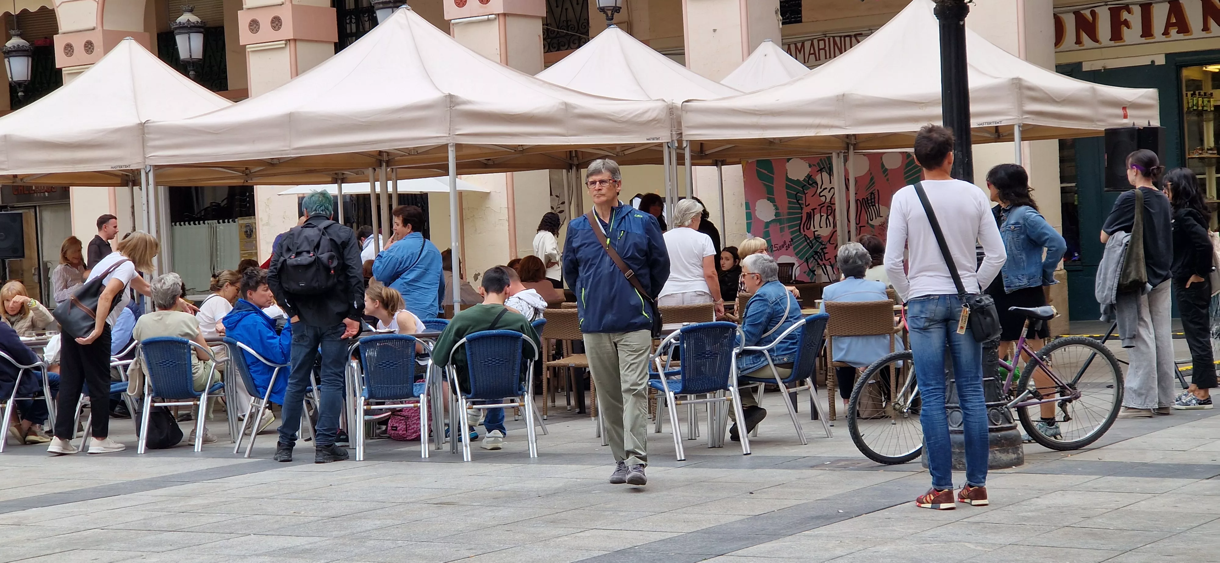  Victoria Abril, en el vermú con... del Festival de Cine de Huesca. Foto Myriam Martínez
