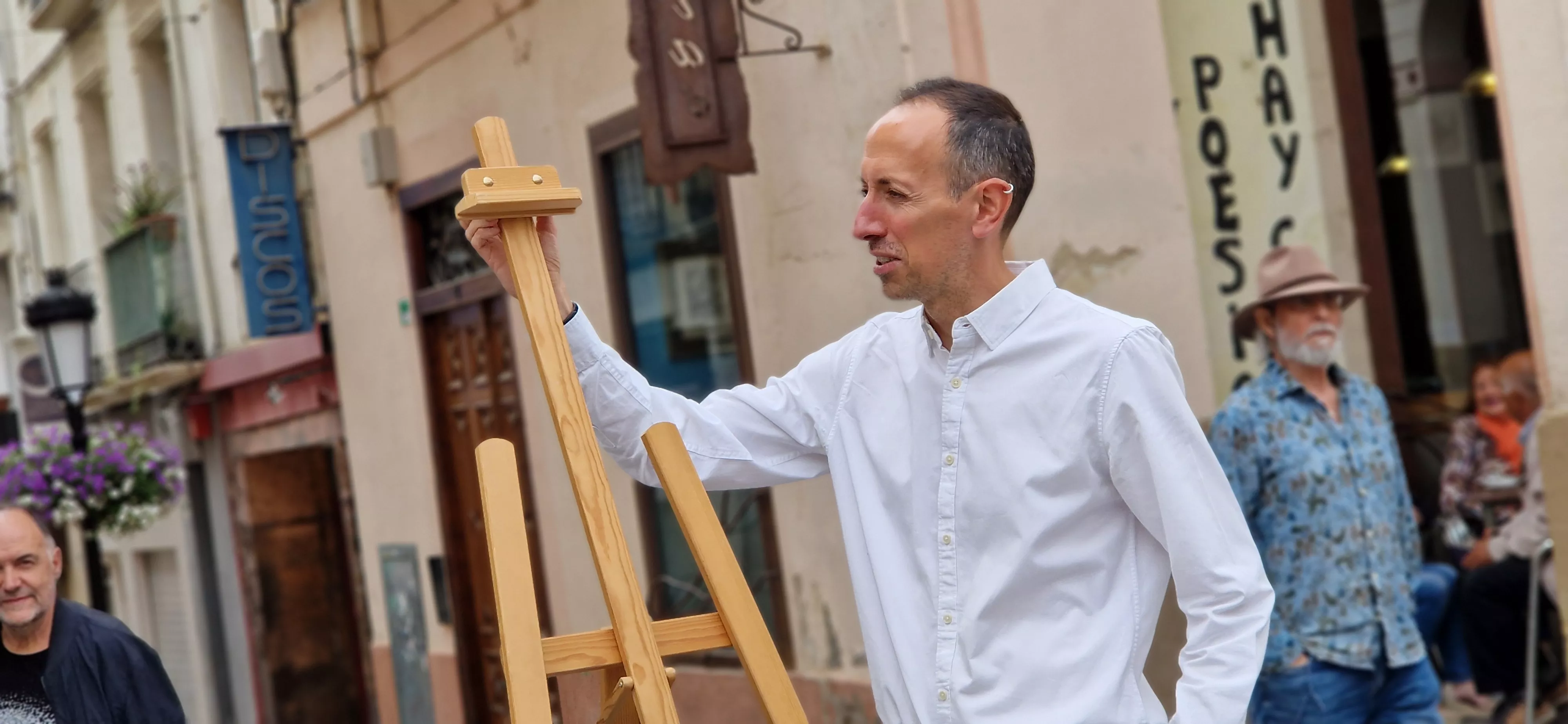 Victoria Abril, en el vermú con... del Festival de Cine de Huesca. Foto Myriam Martínez