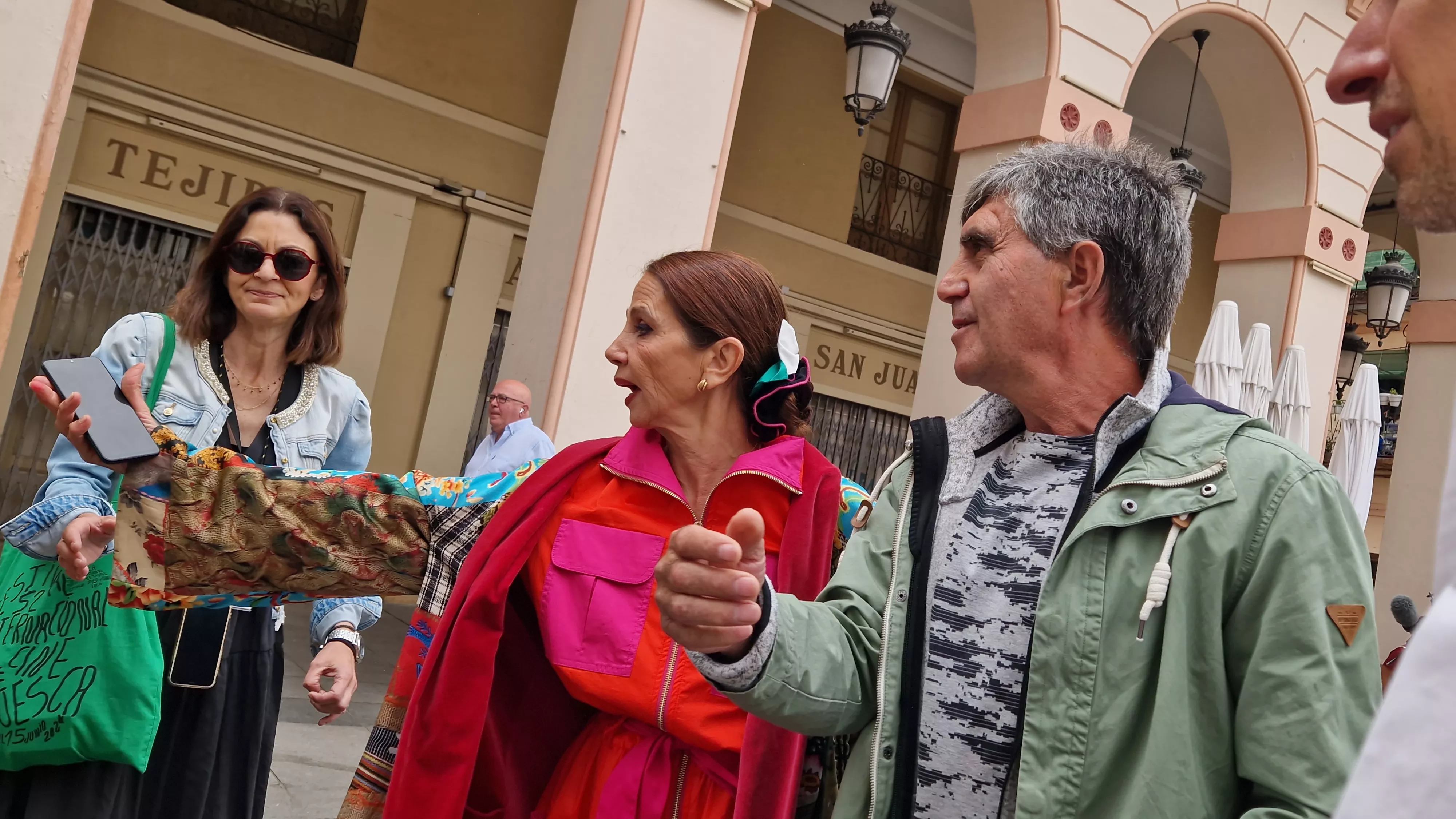  Victoria Abril, en el vermú con... del Festival de Cine de Huesca. Foto Myriam Martínez