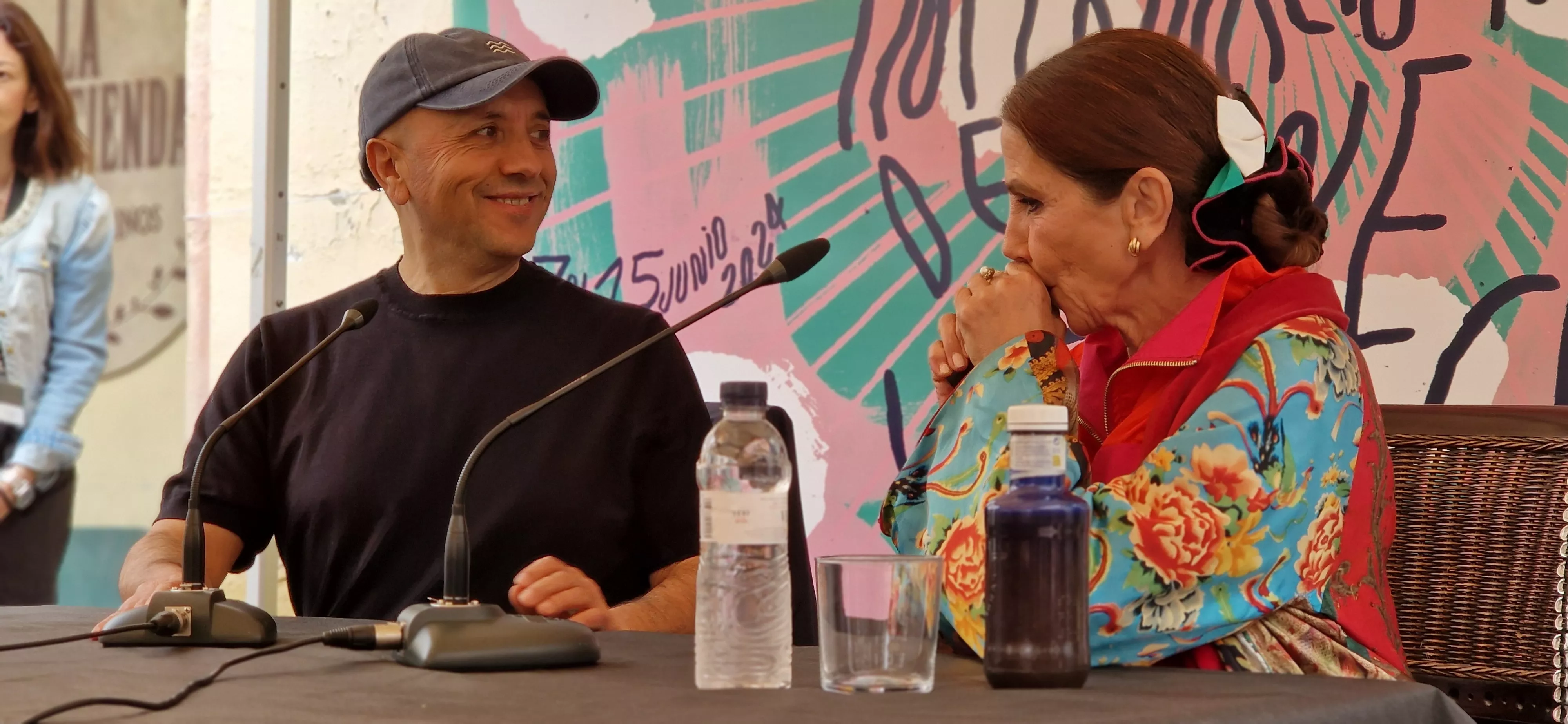 Luis Alegre y Victoria Abril. Foto Myriam Martínez