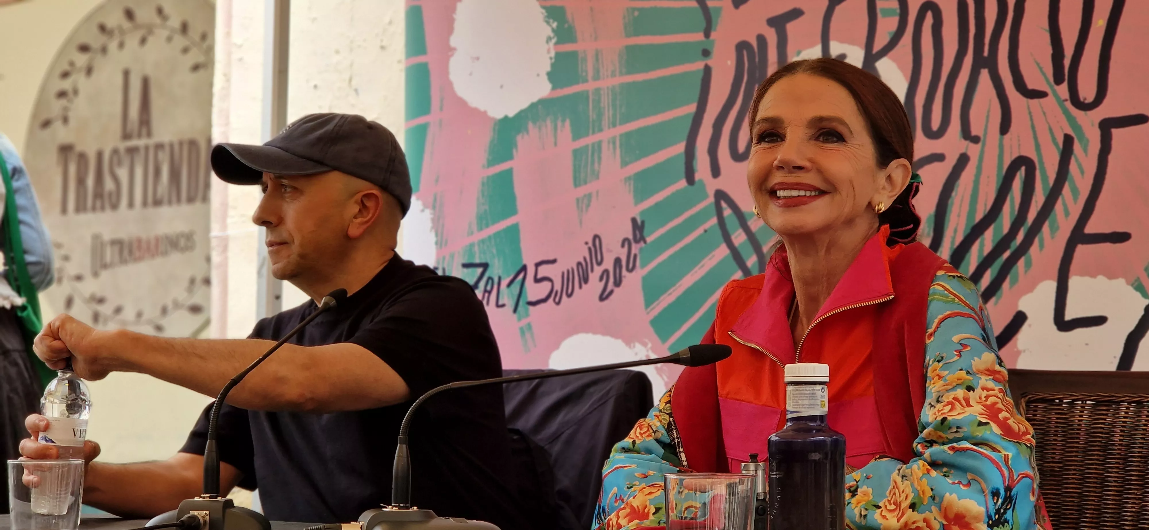 Luis Alegre y Victoria Abril. Foto Myriam Martínez