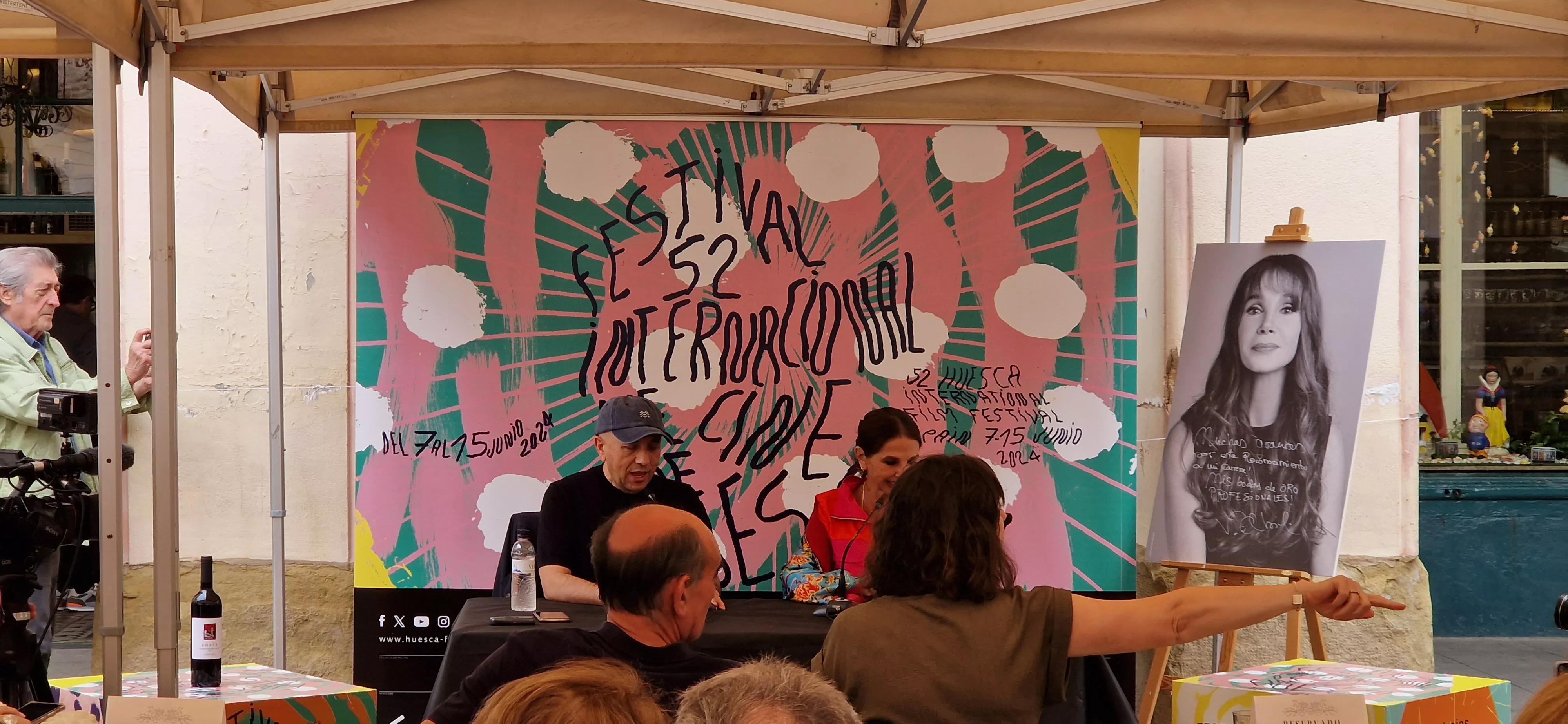 Luis Alegre y Victoria Abril. Foto Myriam Martínez