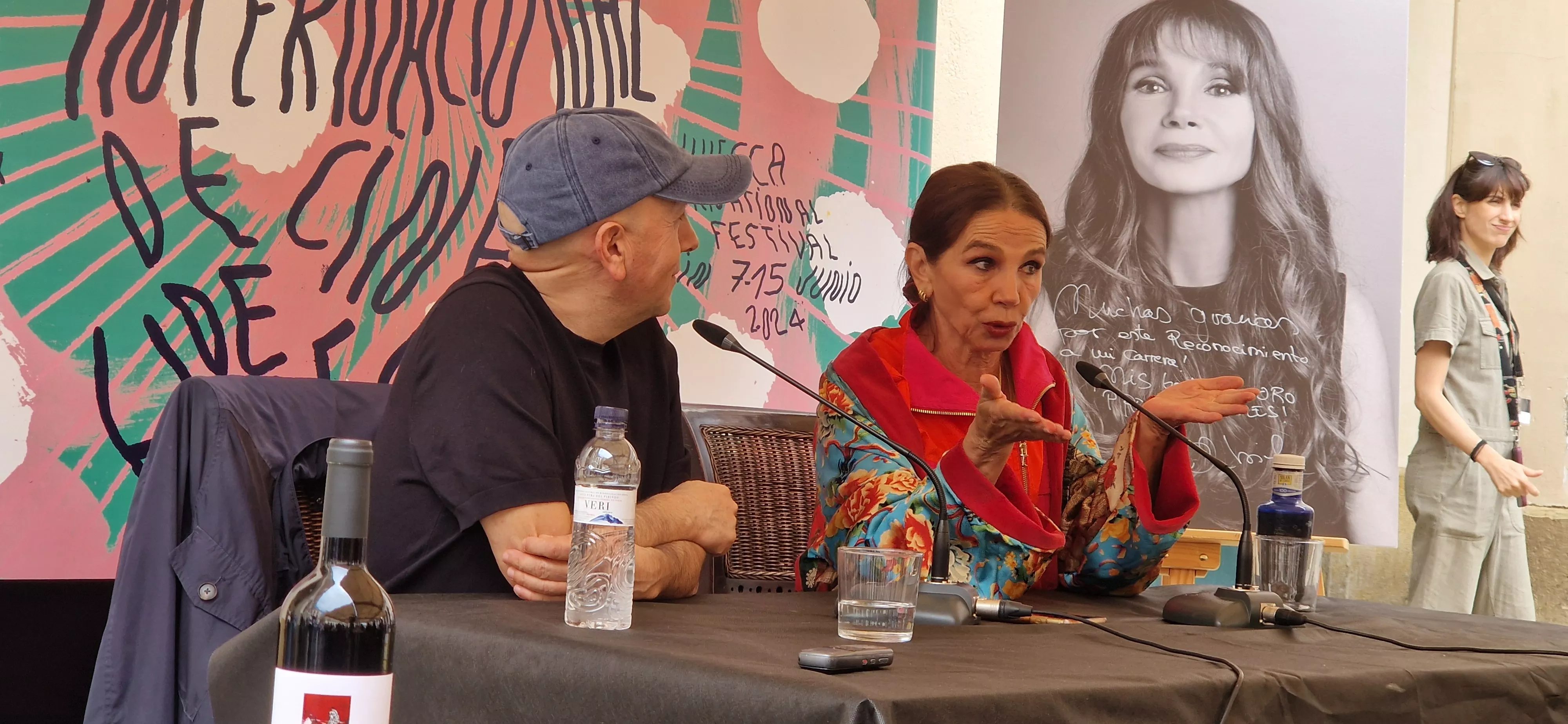 Luis Alegre y Victoria Abril. Foto Myriam Martínez