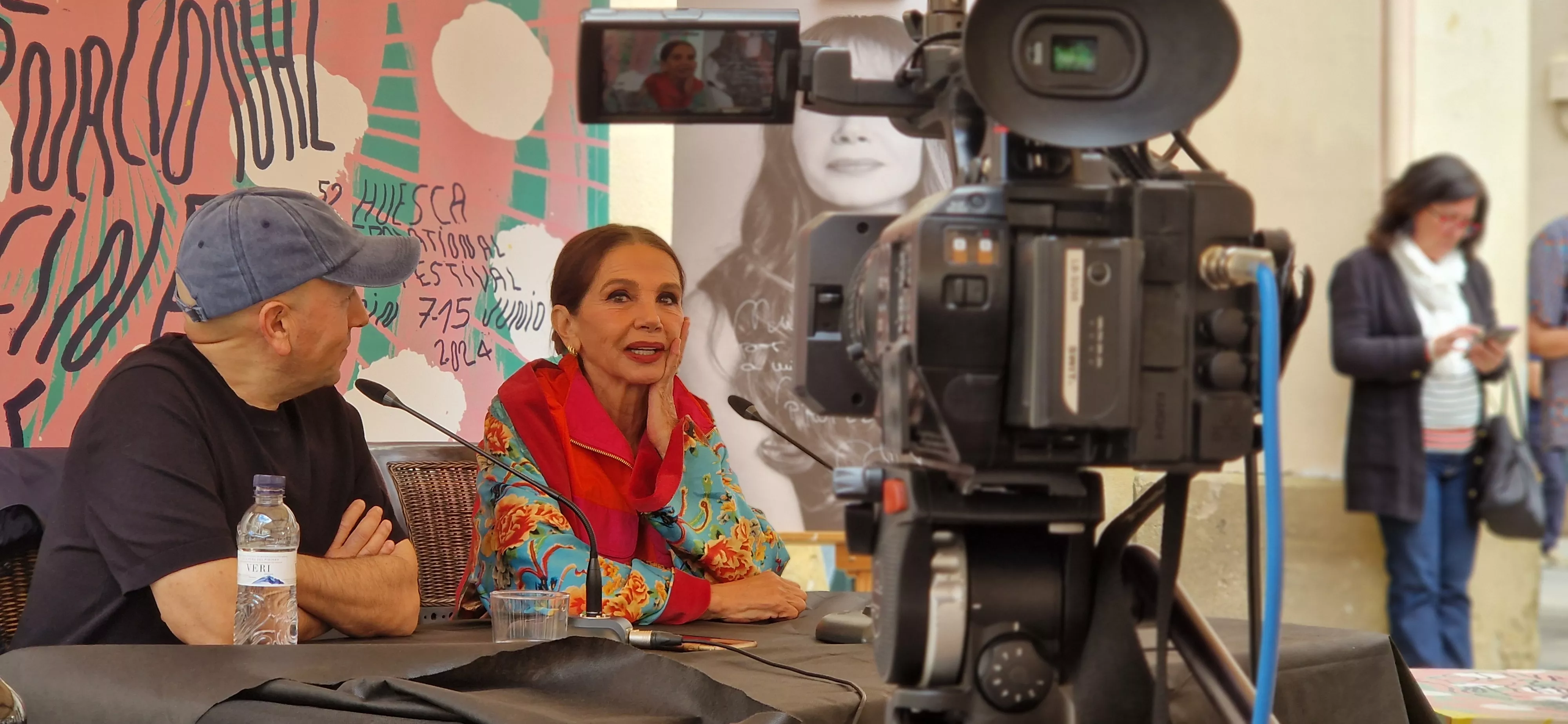 Luis Alegre y Victoria Abril. Foto Myriam Martínez