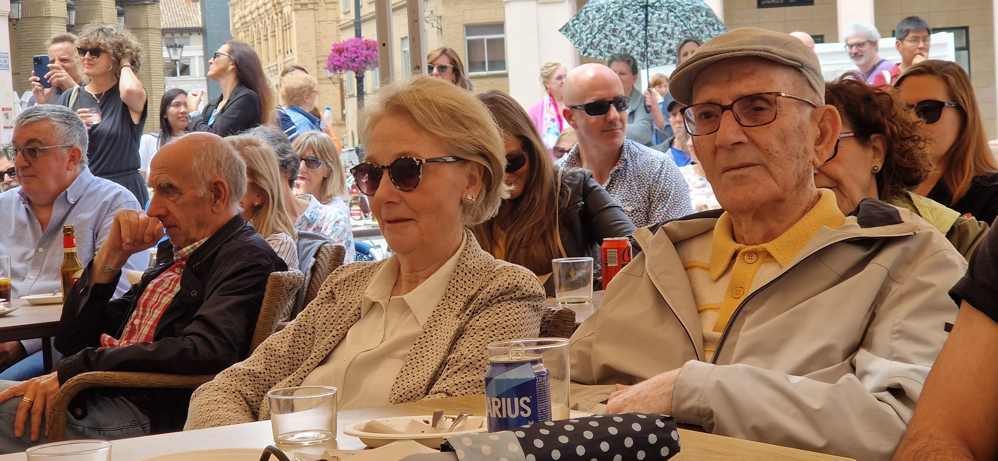  Victoria Abril, en el vermú con... del Festival de Cine de Huesca. Foto Myriam Martínez