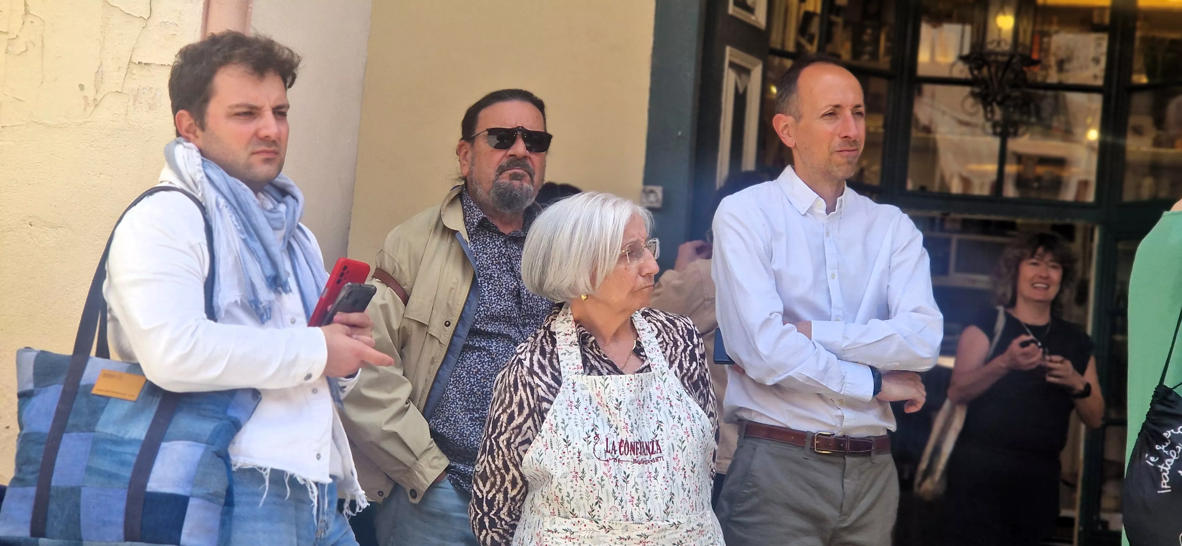  Victoria Abril, en el vermú con... del Festival de Cine de Huesca. Foto Myriam Martínez