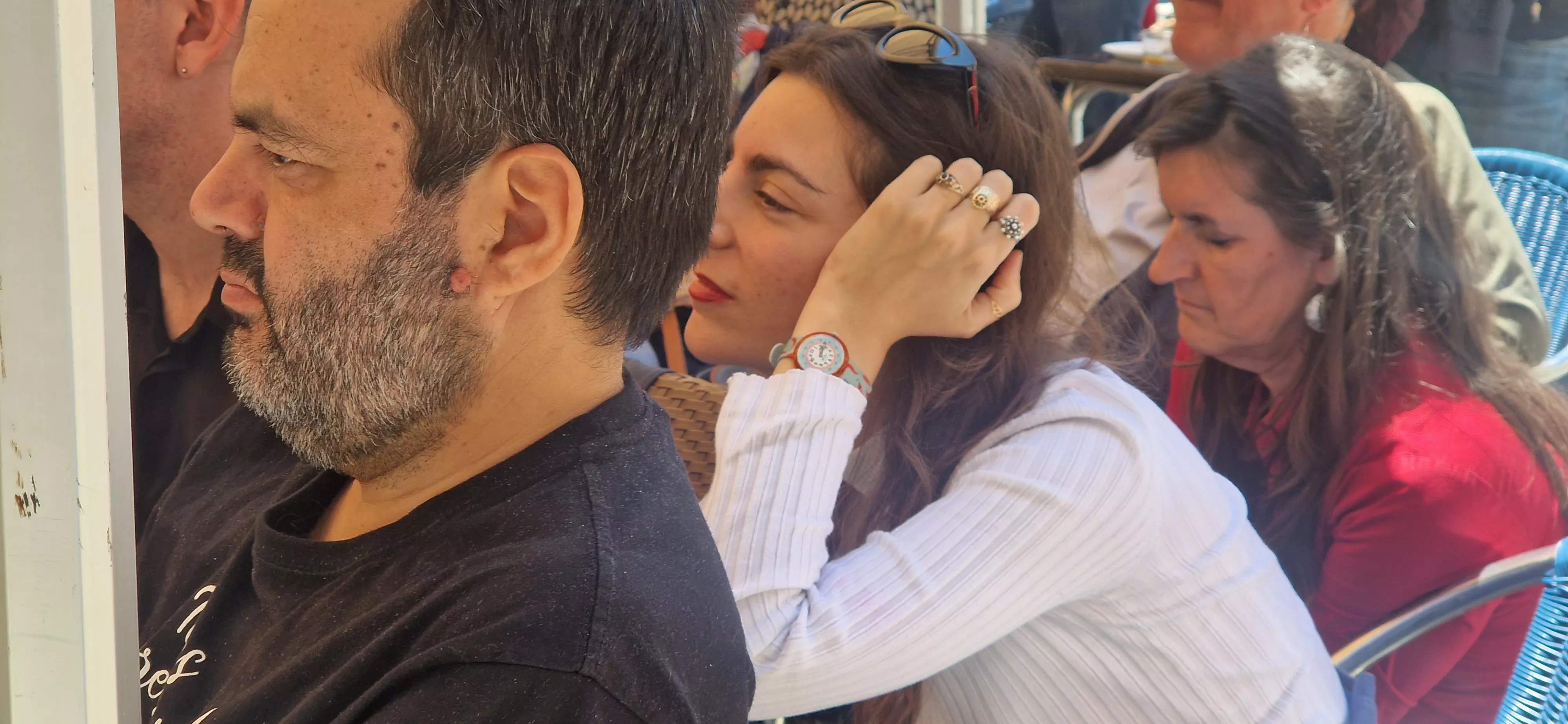  Victoria Abril, en el vermú con... del Festival de Cine de Huesca. Foto Myriam Martínez