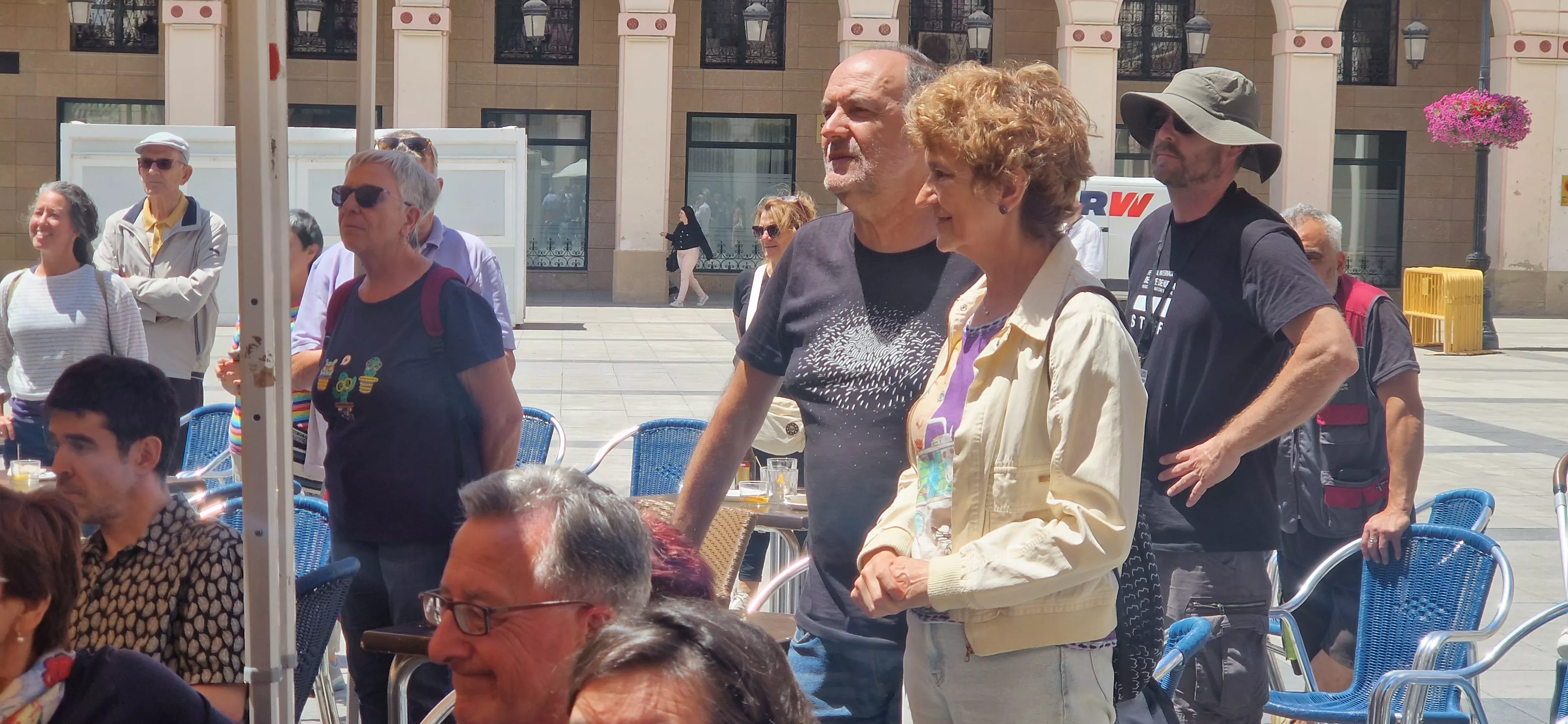  Victoria Abril, en el vermú con... del Festival de Cine de Huesca. Foto Myriam Martínez