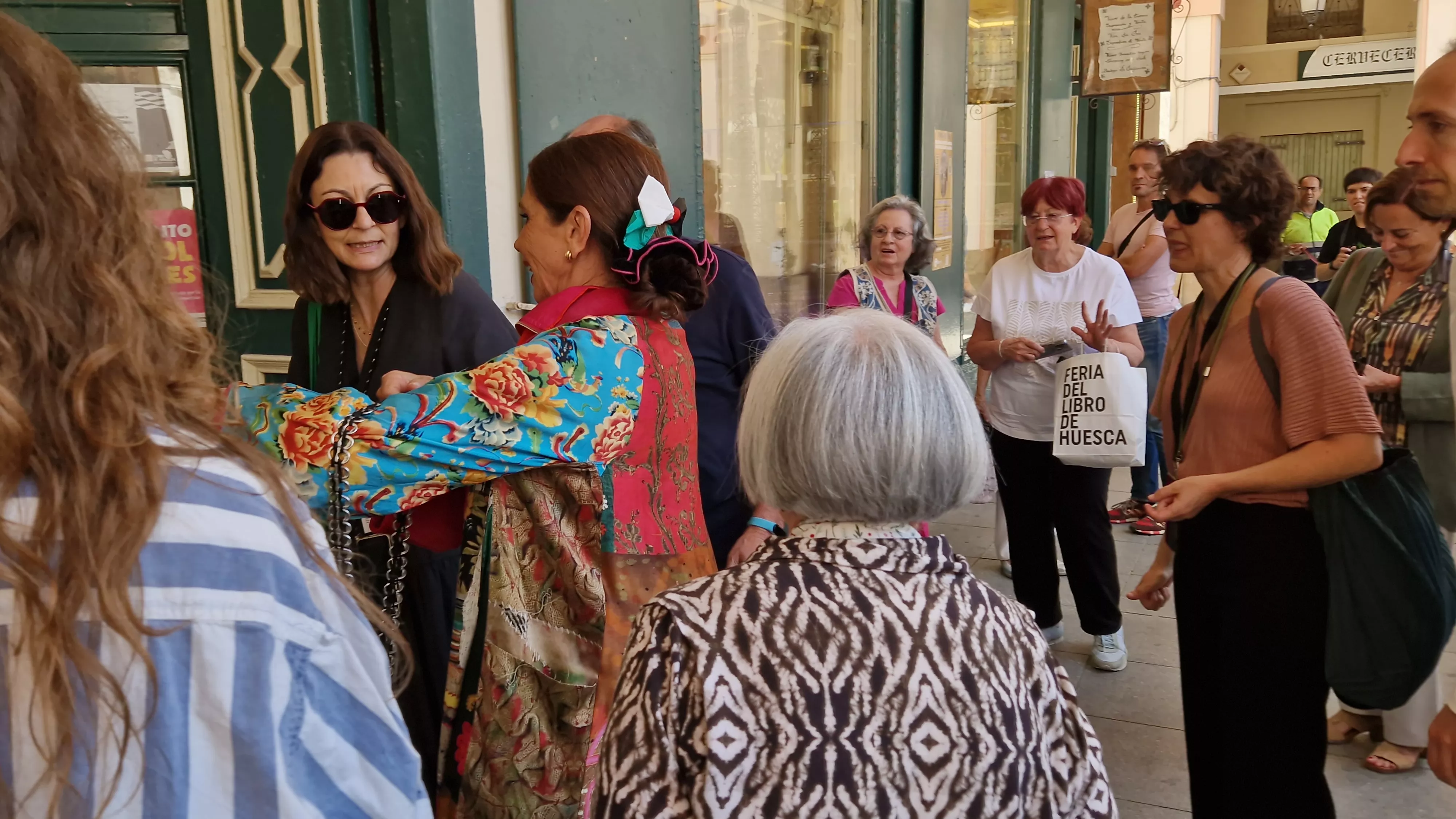  Victoria Abril, en el vermú con... del Festival de Cine de Huesca. Foto Myriam Martínez