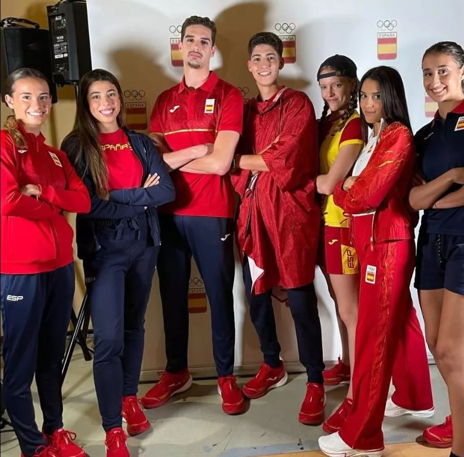 Inés Bergua en la presentación de la ropa de los Juegos. Foto: COE