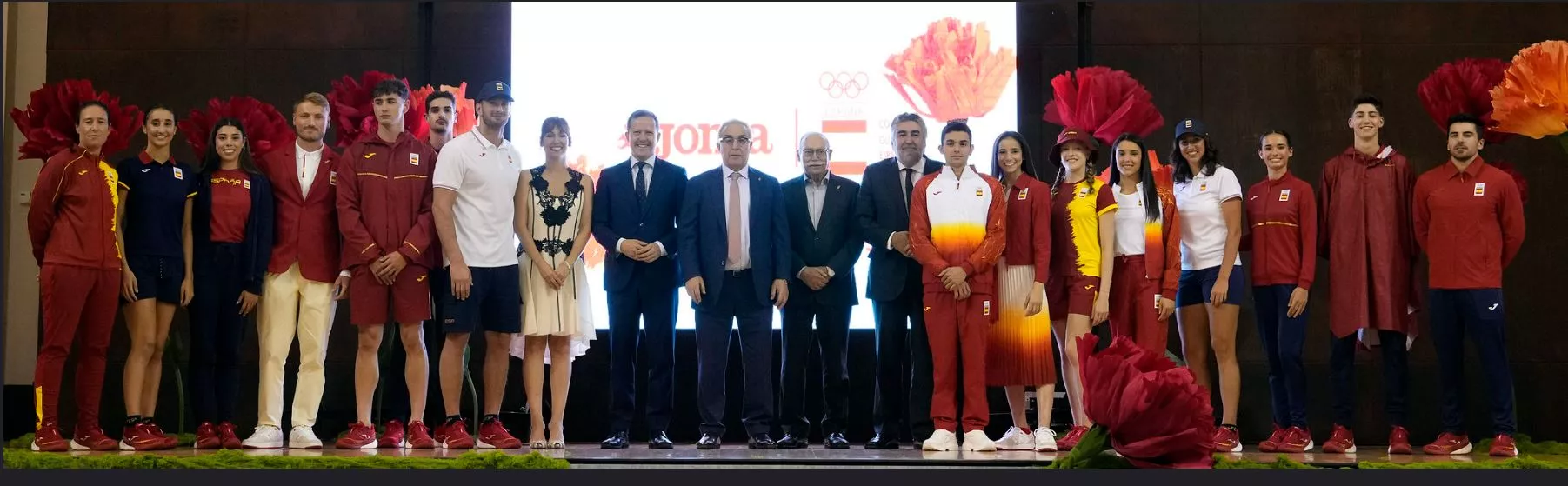 Inés Bergua en la presentación de la ropa de los Juegos. Foto: COE