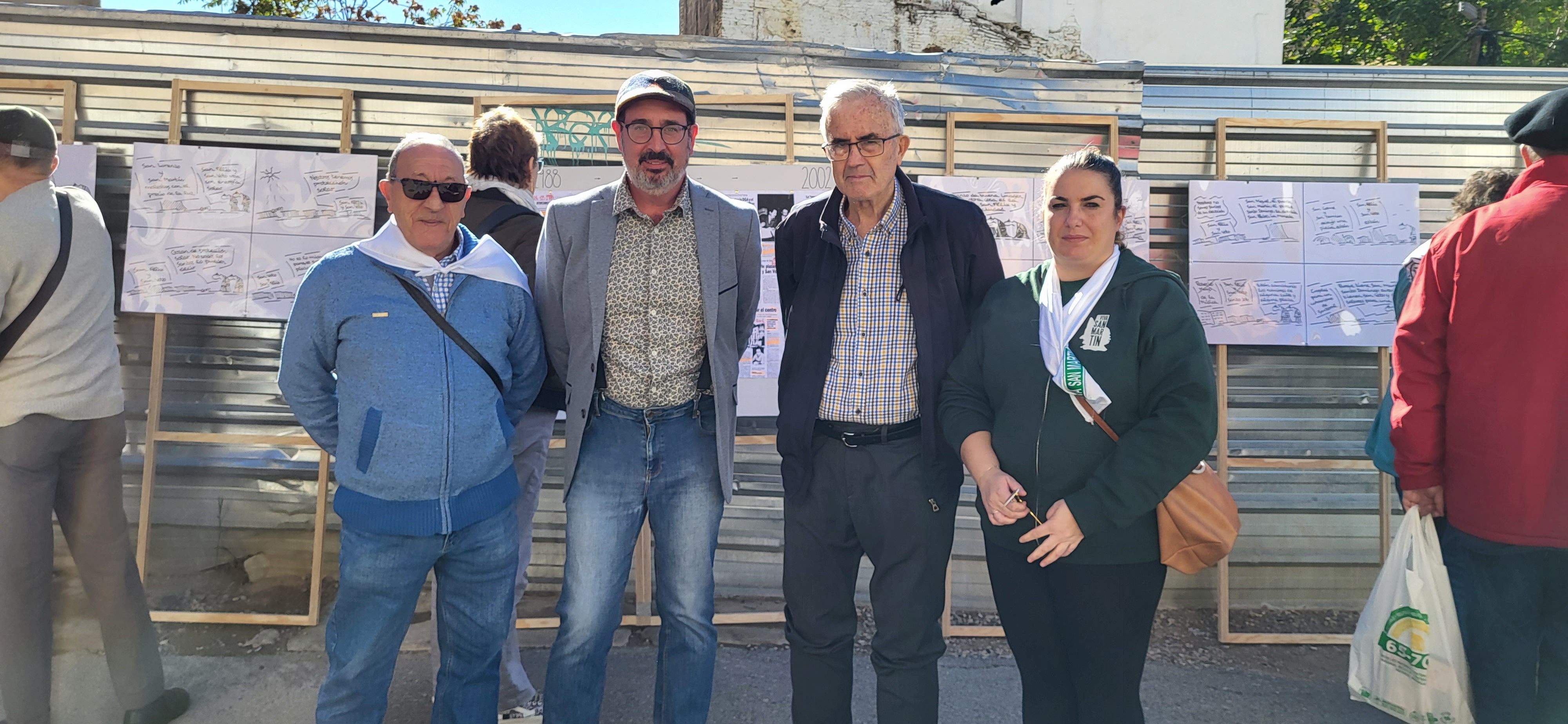 Antonio Tuda, Miguel Campo, Mario Betrán y Loreto Larripa