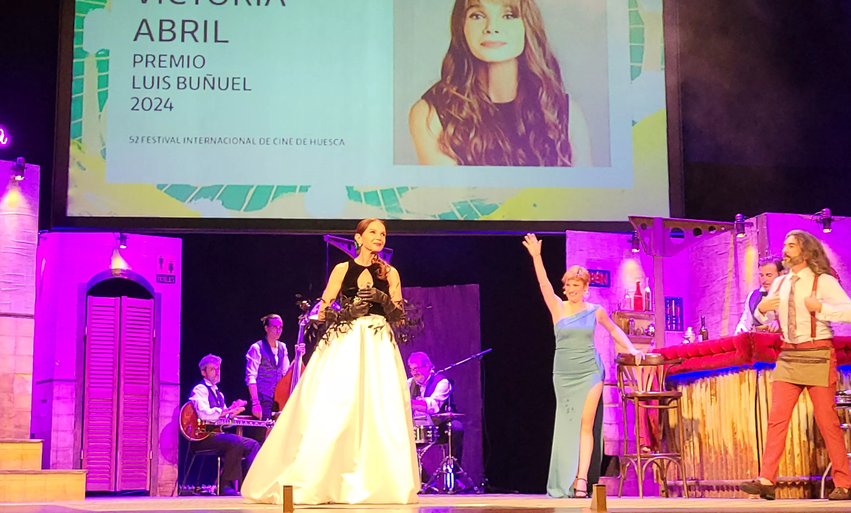 Gala del Premio Luis Buñuel para Victoria Abril.  Foto Mercedes Manterola