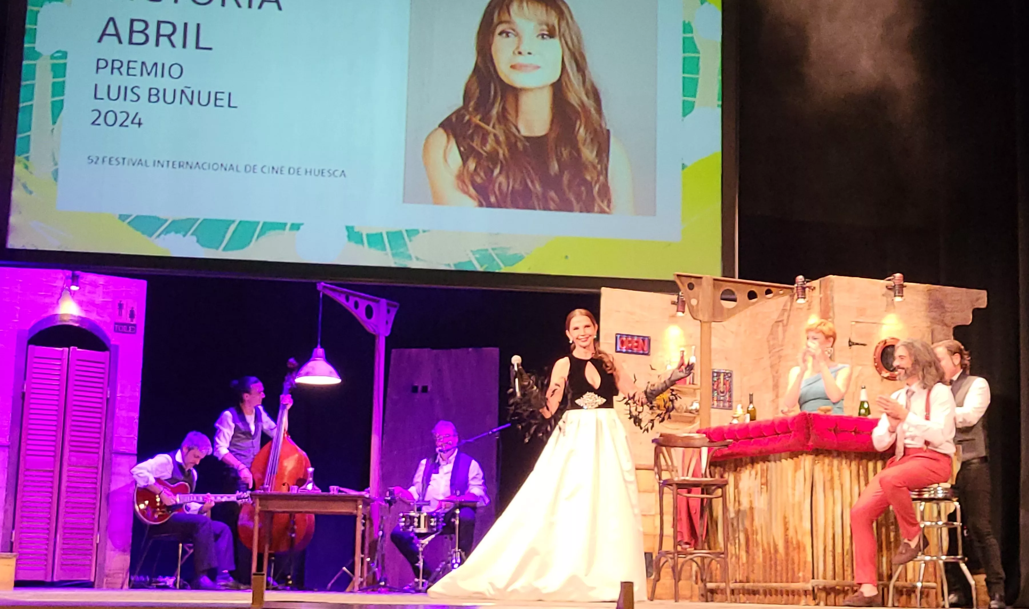 Gala del Premio Luis Buñuel para Victoria Abril.  Foto Mercedes Manterola