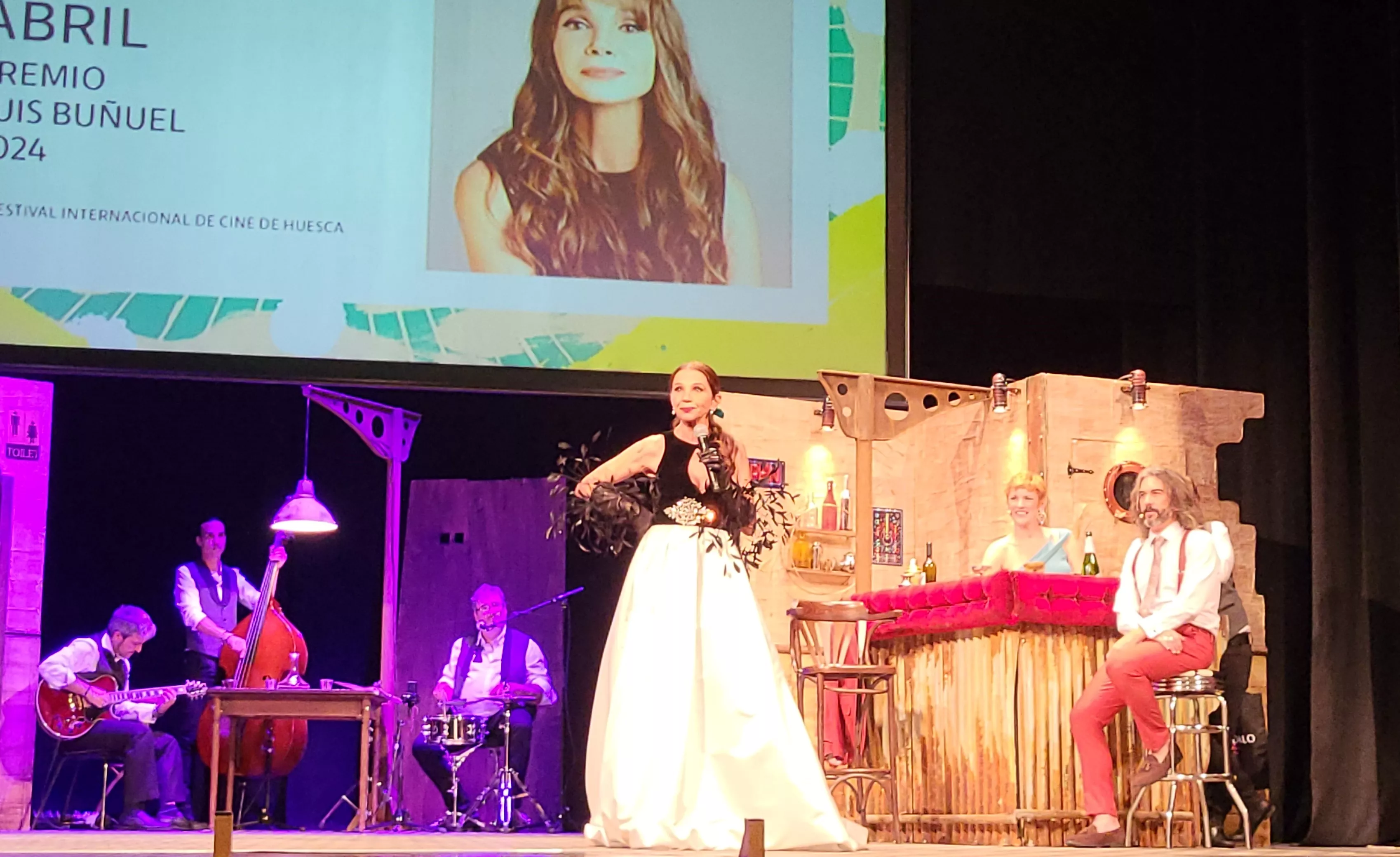 Gala del Premio Luis Buñuel para Victoria Abril.  Foto Mercedes Manterola