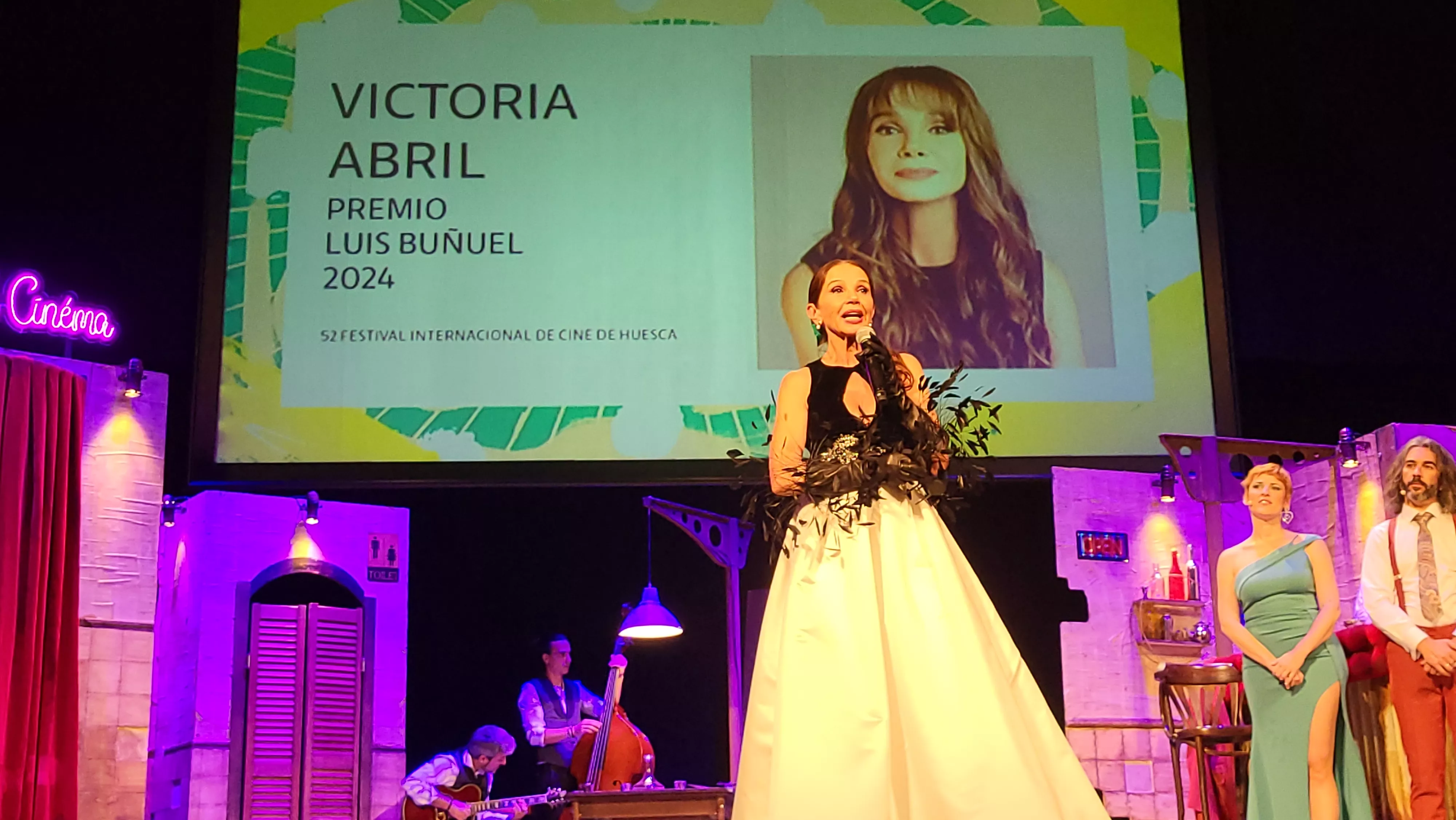 Gala del Premio Luis Buñuel para Victoria Abril.  Foto Mercedes Manterola