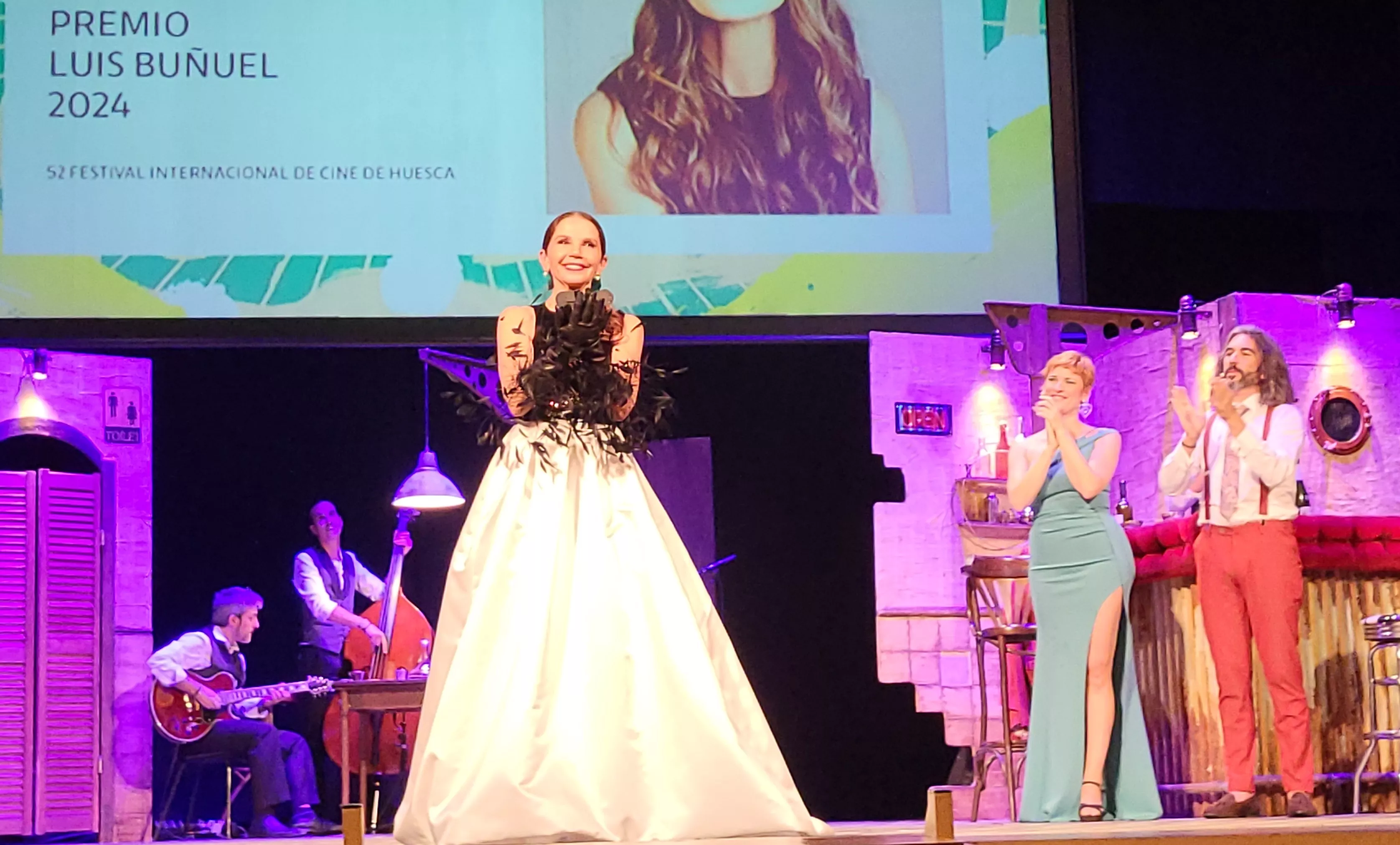 Gala del Premio Luis Buñuel para Victoria Abril.  Foto Mercedes Manterola