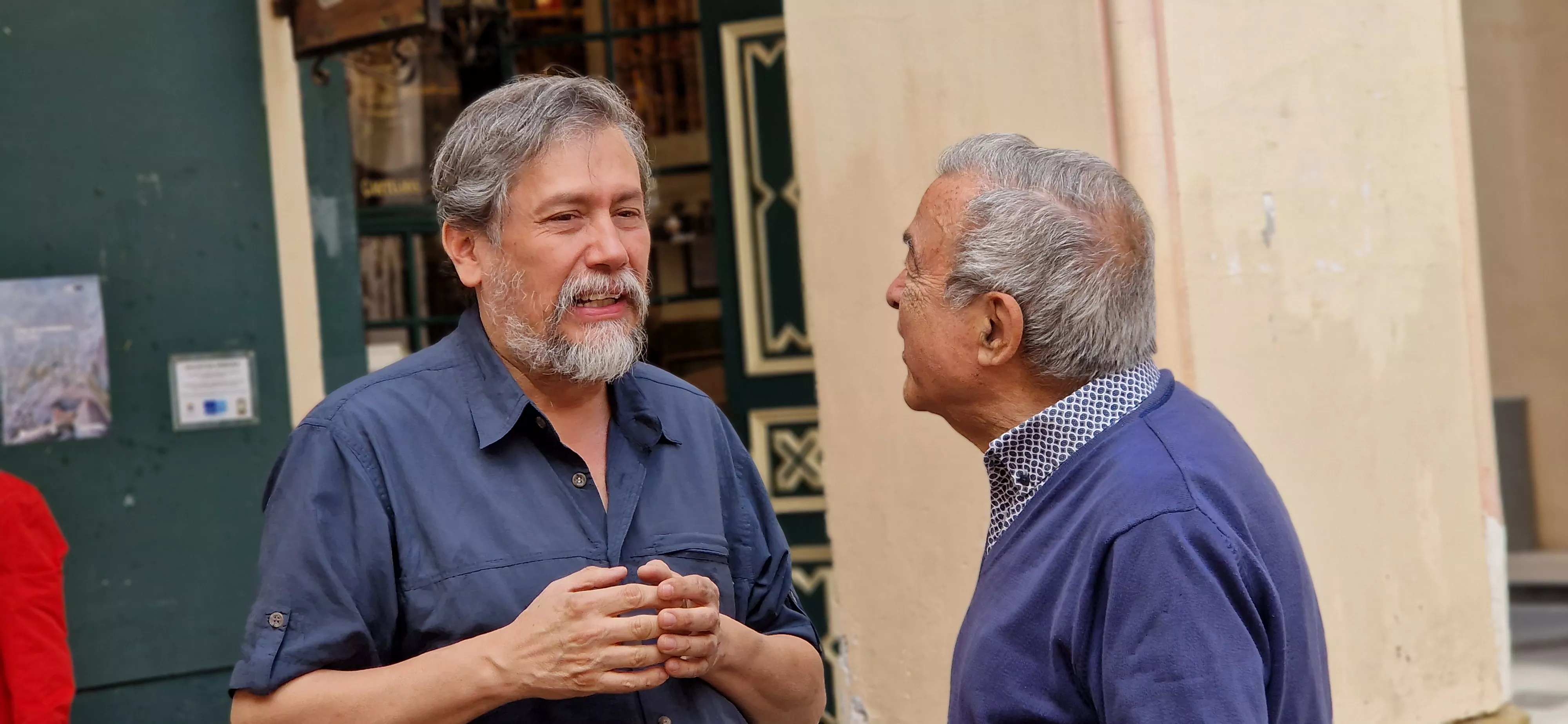 Armando Casas y Ángel Garcés. Foto Myriam Martínez