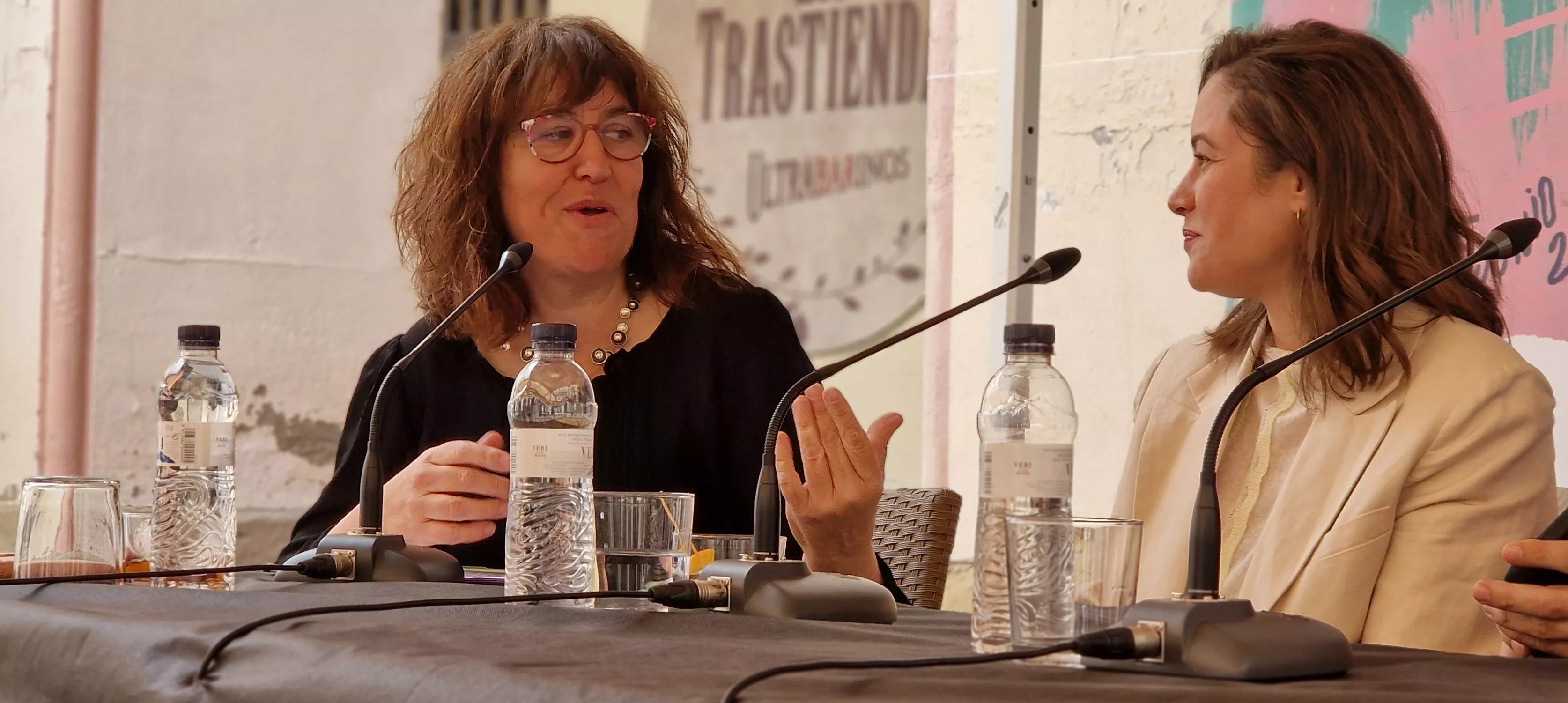 Chus Fenero y Aída Folch. Foto Myriam Martínez