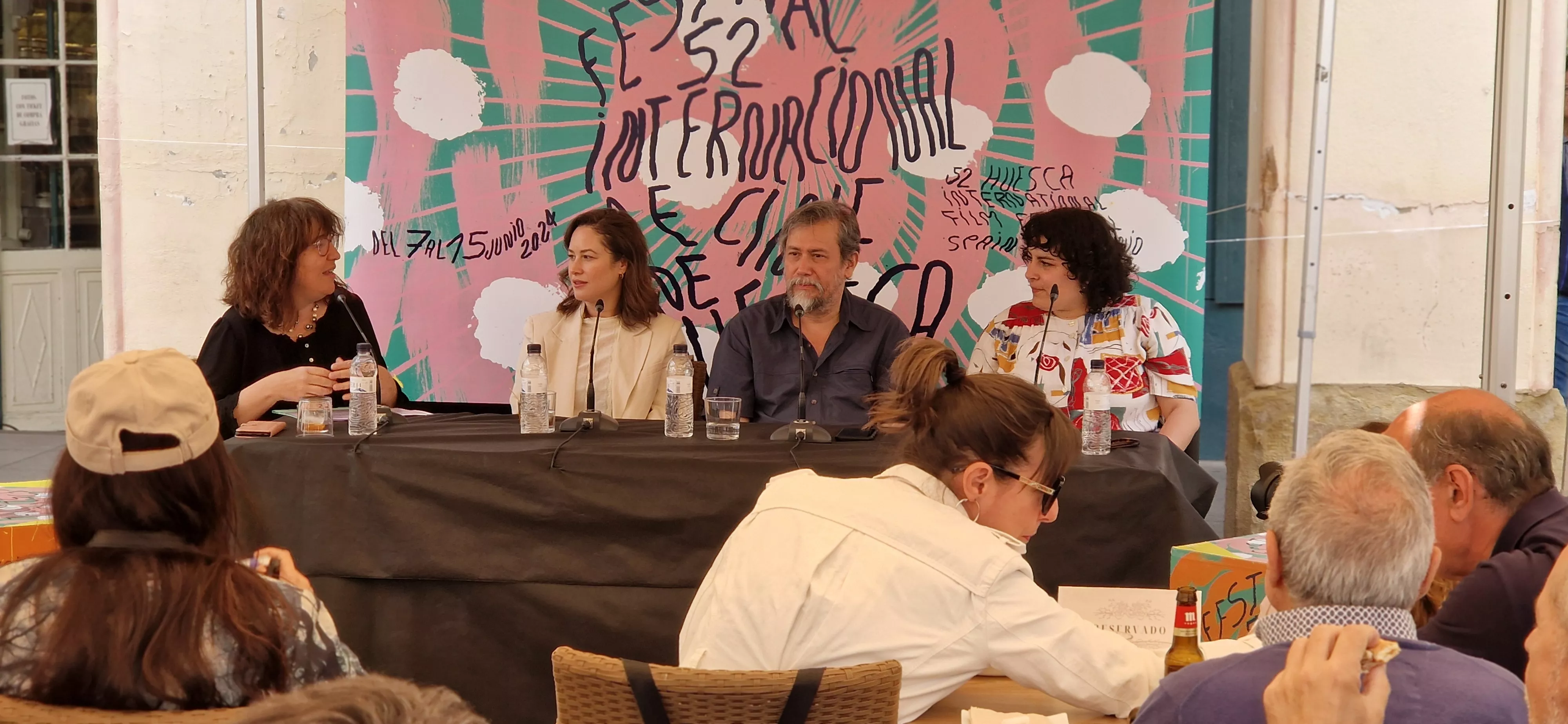 Chus Fenero, Aída Folch, Armando Casas y Cyndi Lara Portella. Foto Myriam Martínez