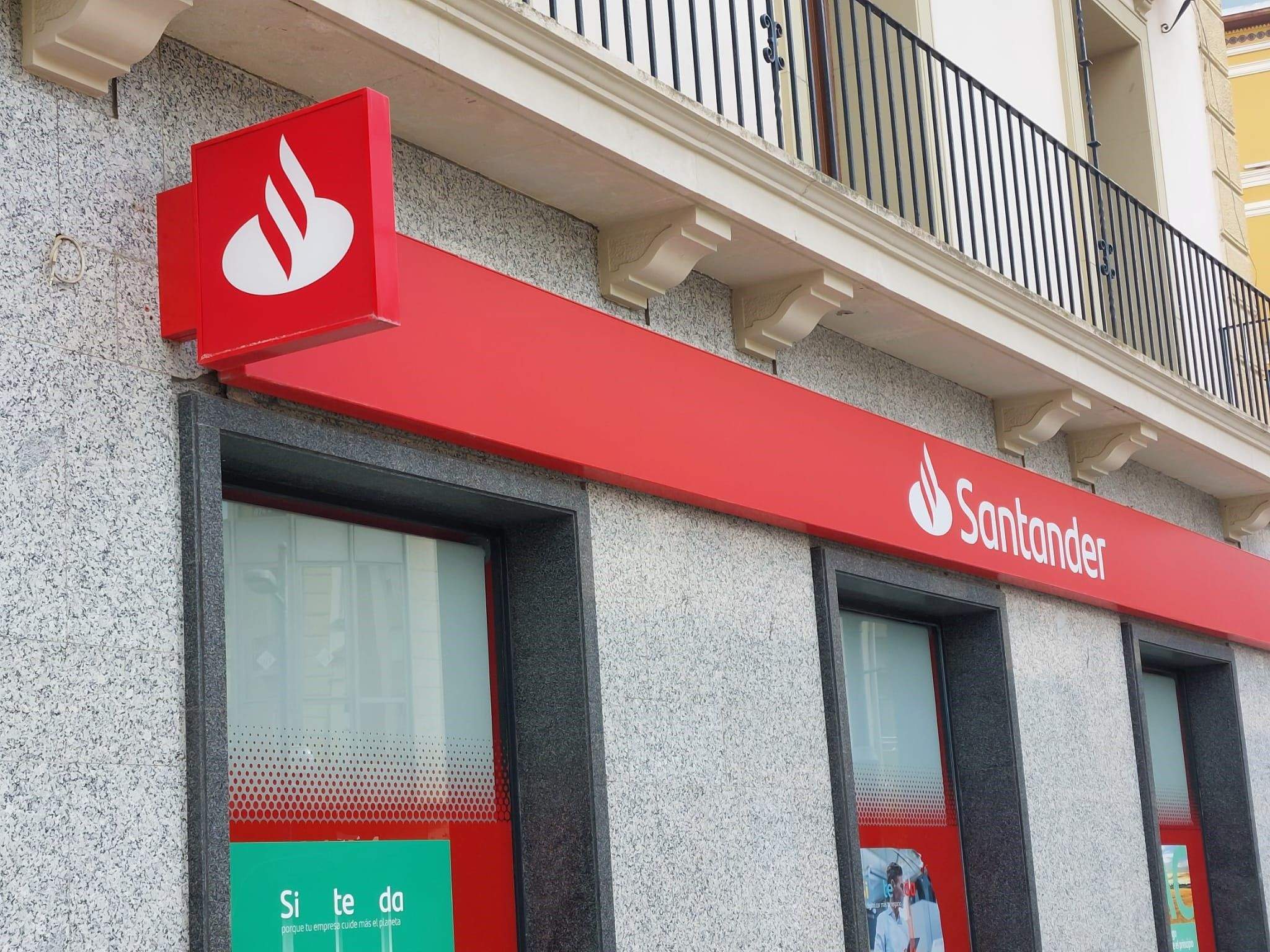 Oficina del Banco Santander en Huesca