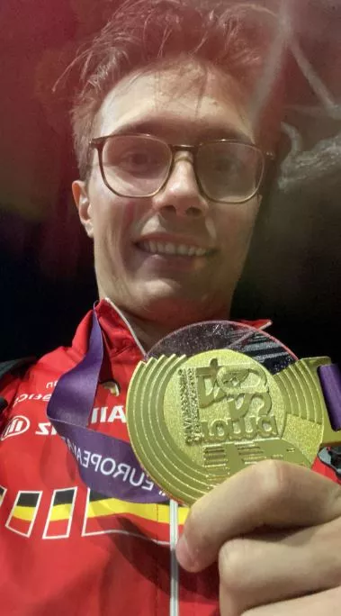 Christian Iguacel y la medalla de oro