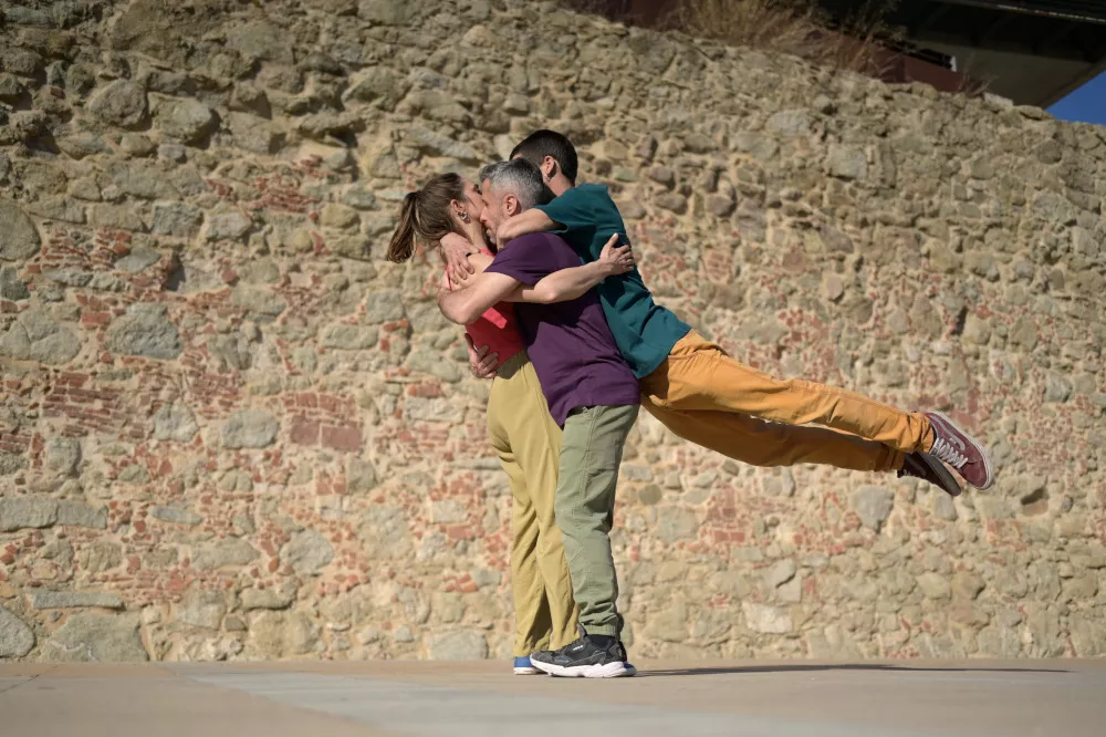 Compañía Cia Du’K’to que actúa este domingo en Candasnos. 