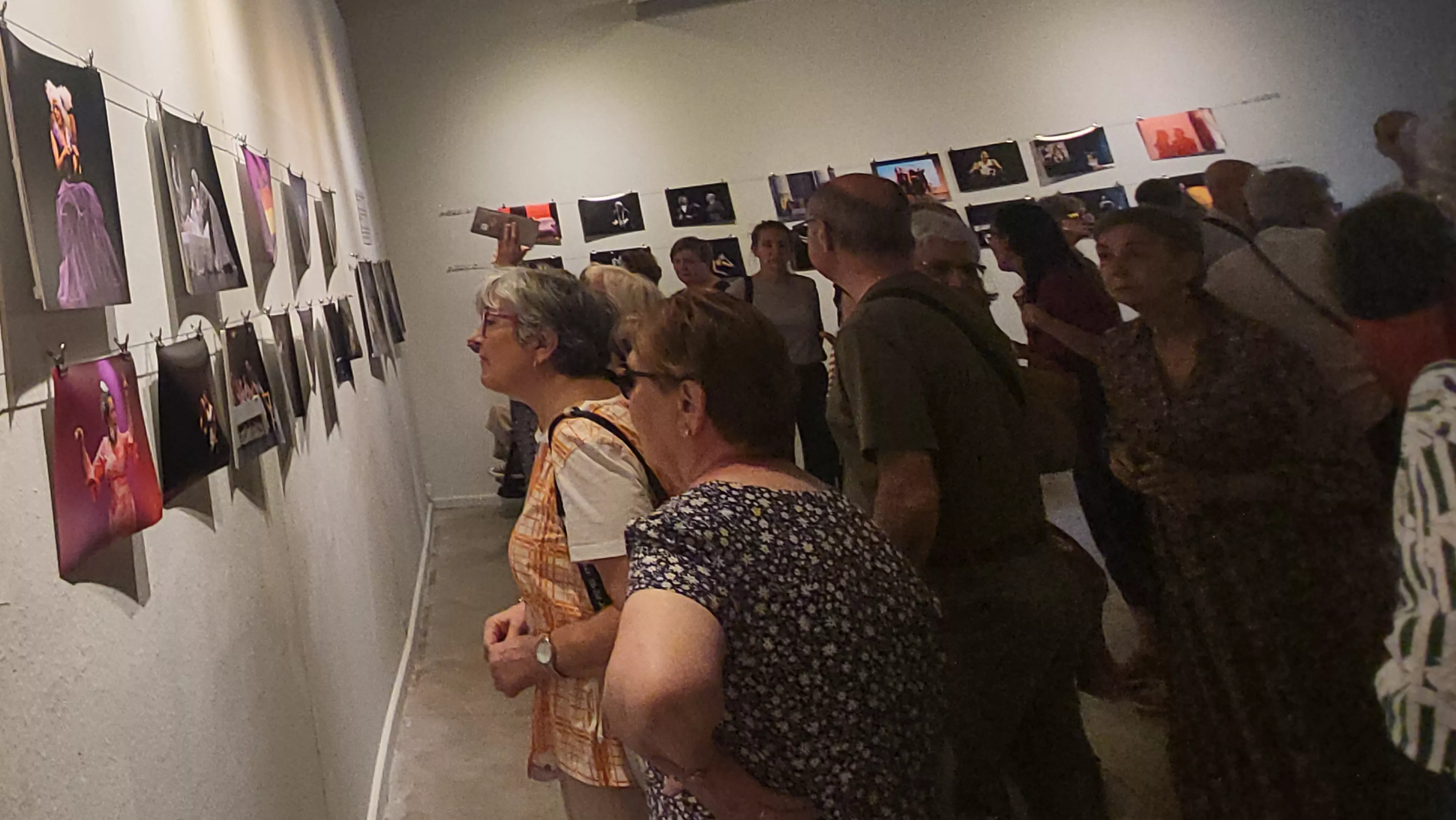 Exposición de La López "Arriba el telón" en el Centro Manuel Benito Moliner. Foto Mercedes Manterola